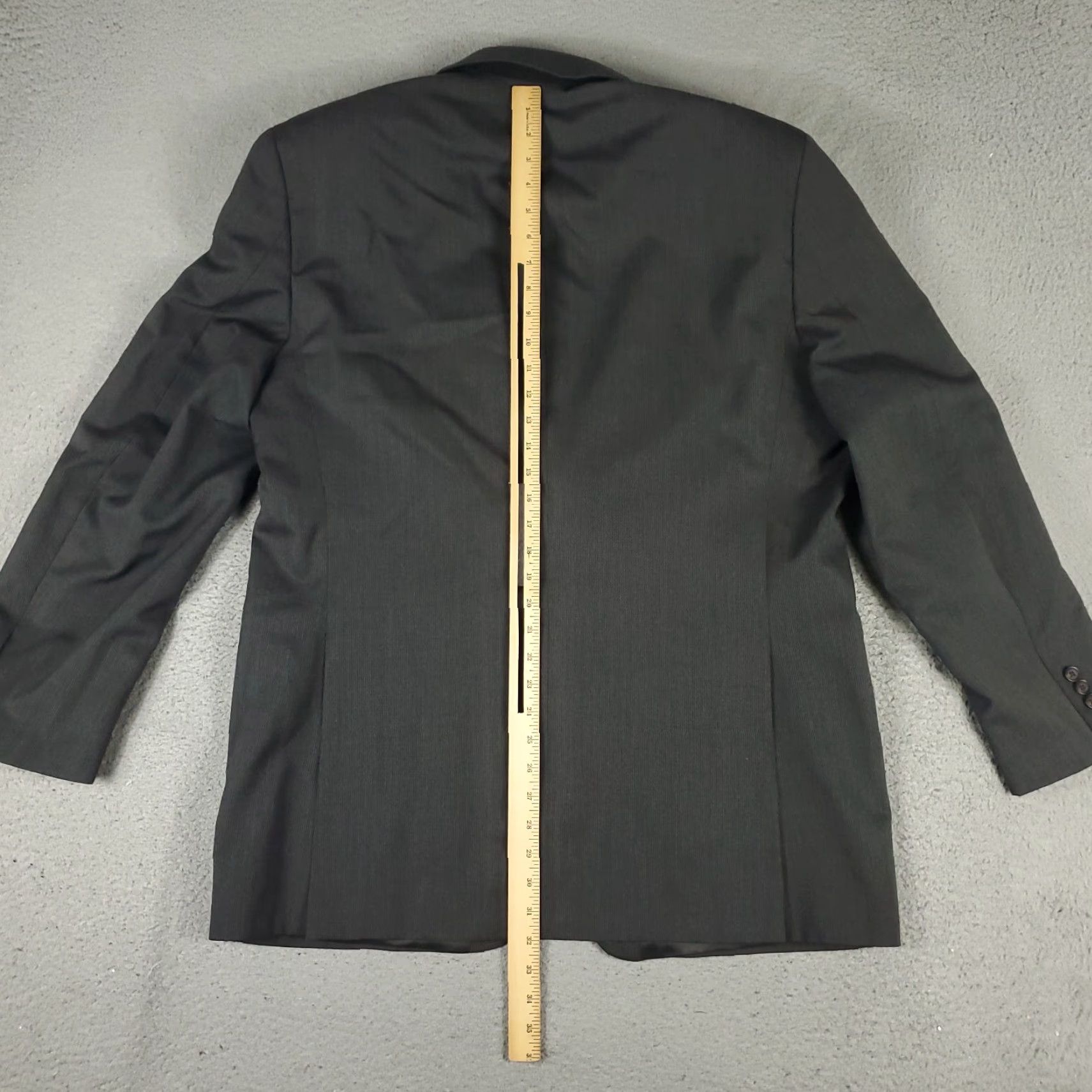 Ralph Lauren Ralph Lauren Blazer Gray Striped Wool Regular Fit Adult Size 44 L Classic Mens Size 44R - 5 Thumbnail
