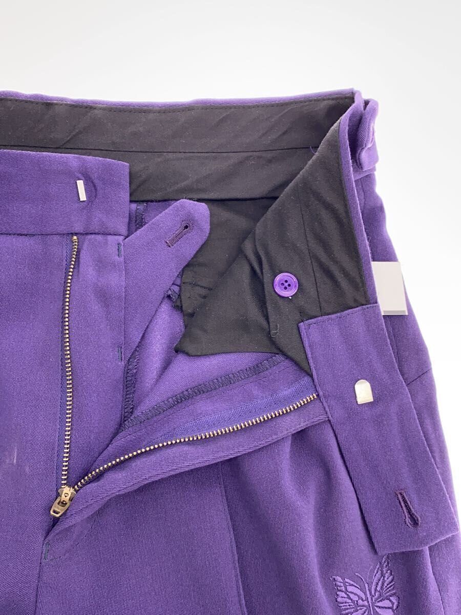 Needles Needles Polyester Track Pants Purple Size US 28 / EU 44 - 3 Thumbnail