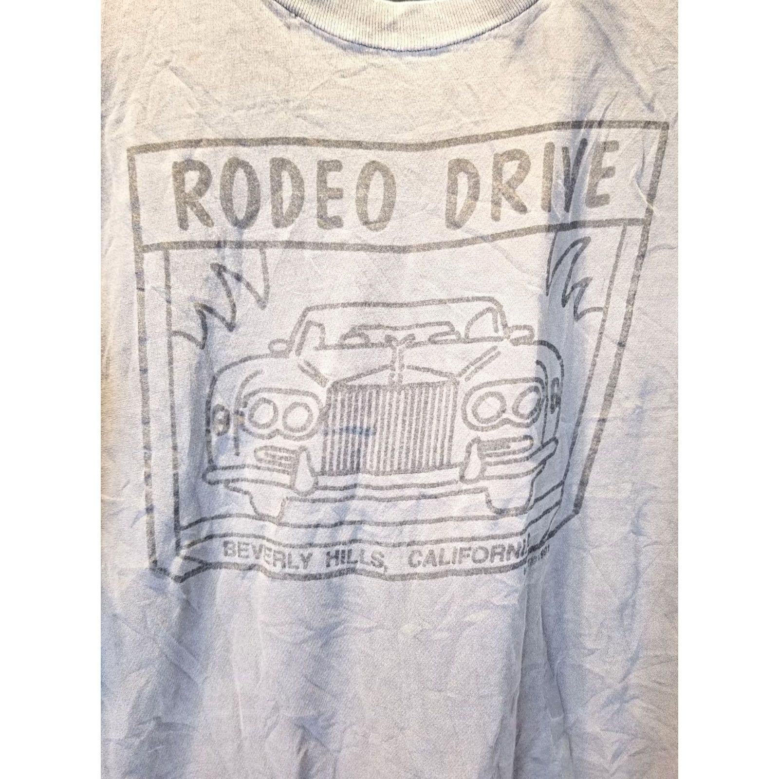 Vintage VINTAGE 90' RODEO DRIVE ROLLS ROYCE DISTRESSED SINGLE STITCH COTTON T-SIRT SZ L Shirt Men Black Cotton T-Shirt XS? Not Applicable Size US L / EU 52-54 / 3 - 2 Thumbnail