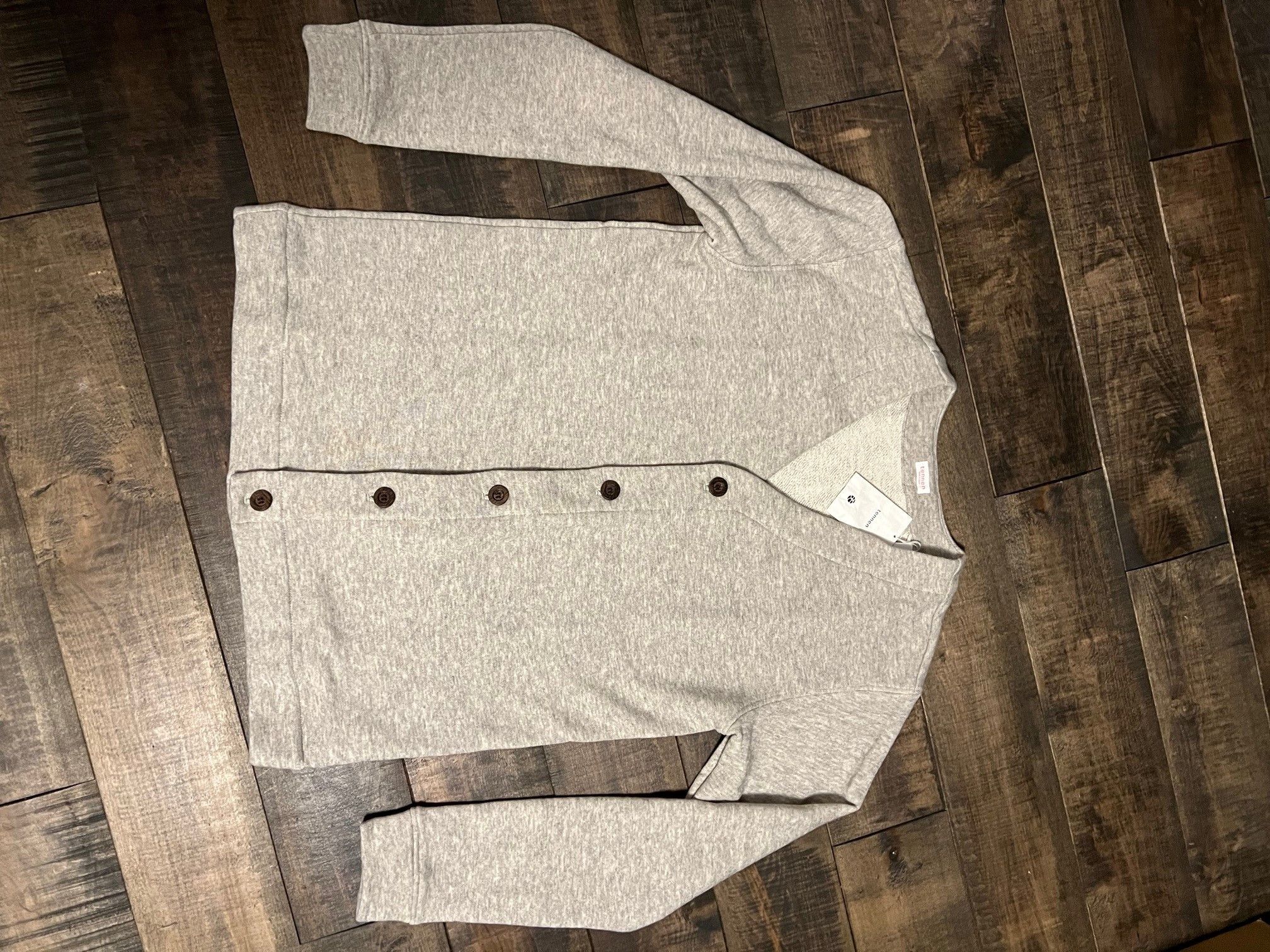image of Tennen Hokafuwa Cardigan Grey, Men's (Size Medium)