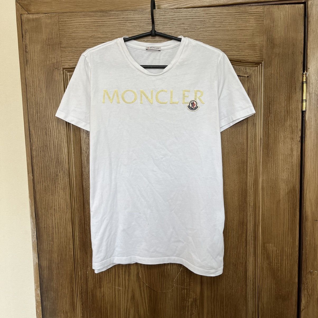 Moncler Moncler T Shirt Big logo Size US L / EU 52-54 / 3 - 1 Thumbnail
