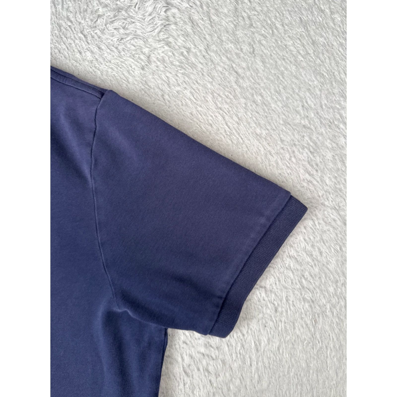 Ralph Lauren VINTAGE Ralph Lauren Shirt Men XL Blue Cotton Crew Pocket Logo T-Shirt Short Sleeve All Seasons Size US XL / EU 56 / 4 - 2 Thumbnail