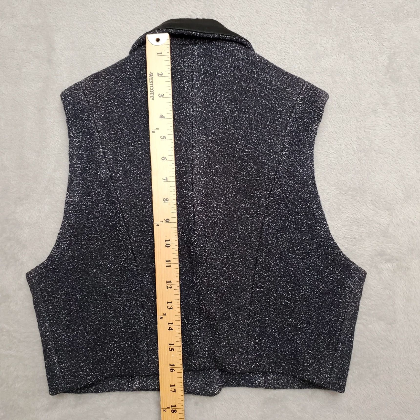 Vintage VINTAGE Ghost Vest Womens XS Black Wool Button Cropped English Riding Heavy Size XS / US 0-2 / IT 36-38 - 5 Thumbnail