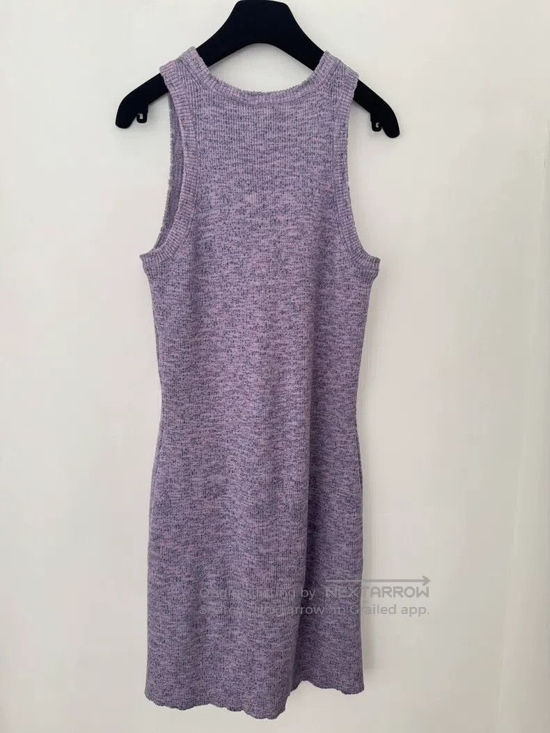Chanel Chanel Purple knitted vest and long skirt Size XS / US 0-2 / IT 36-38 - 2 Thumbnail