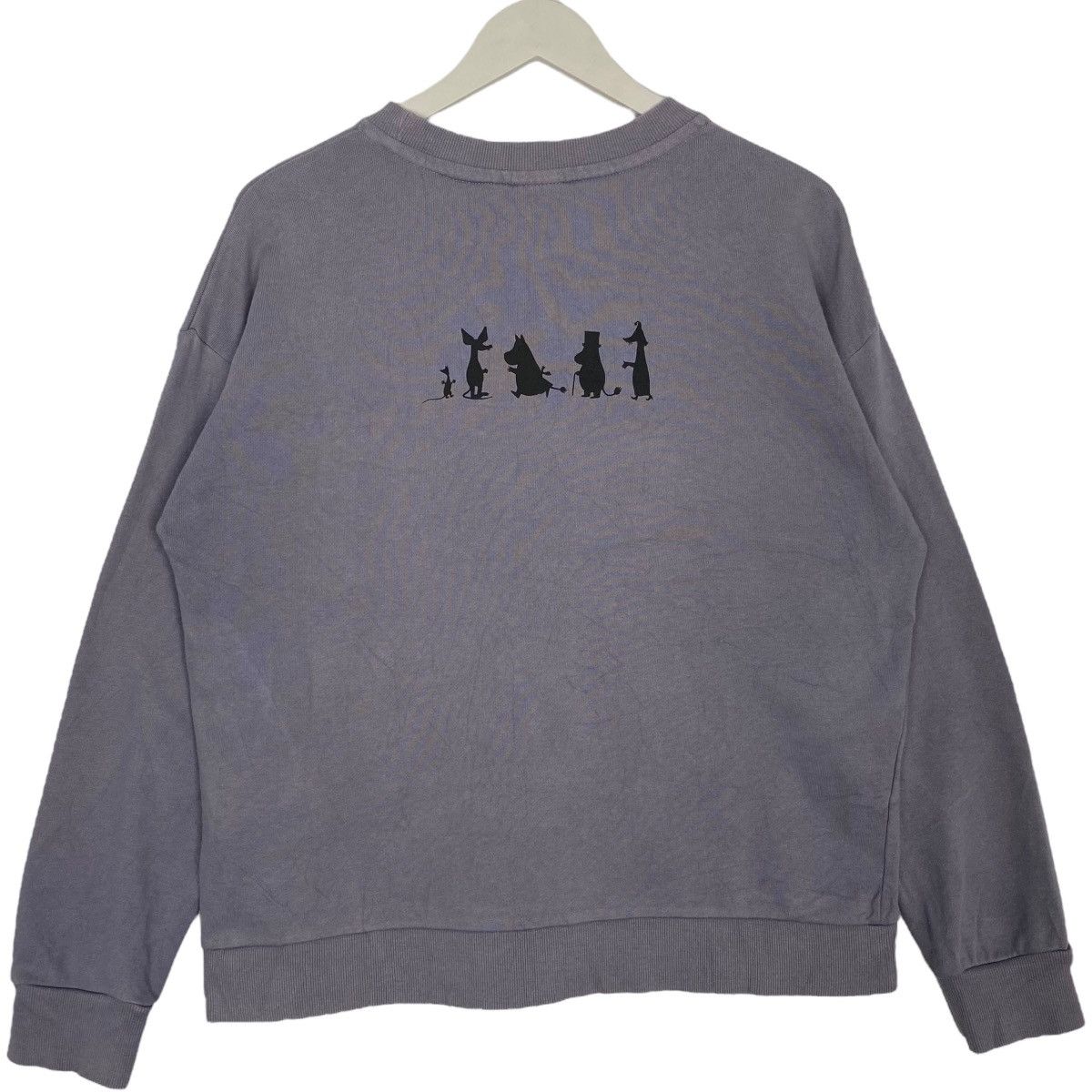 Vintage Vintage Moomin Sweatshirt Crewneck Big Logo Purple Size M Size US M / EU 48-50 / 2 - 6 Thumbnail