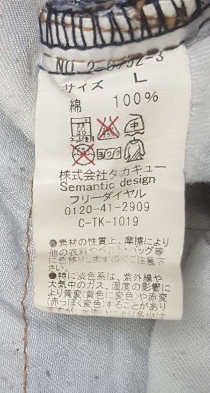 Designer Vintage Japan SemanticDesign Affliction Punk Distress Denim Size US 30 / EU 46 - 12 Thumbnail