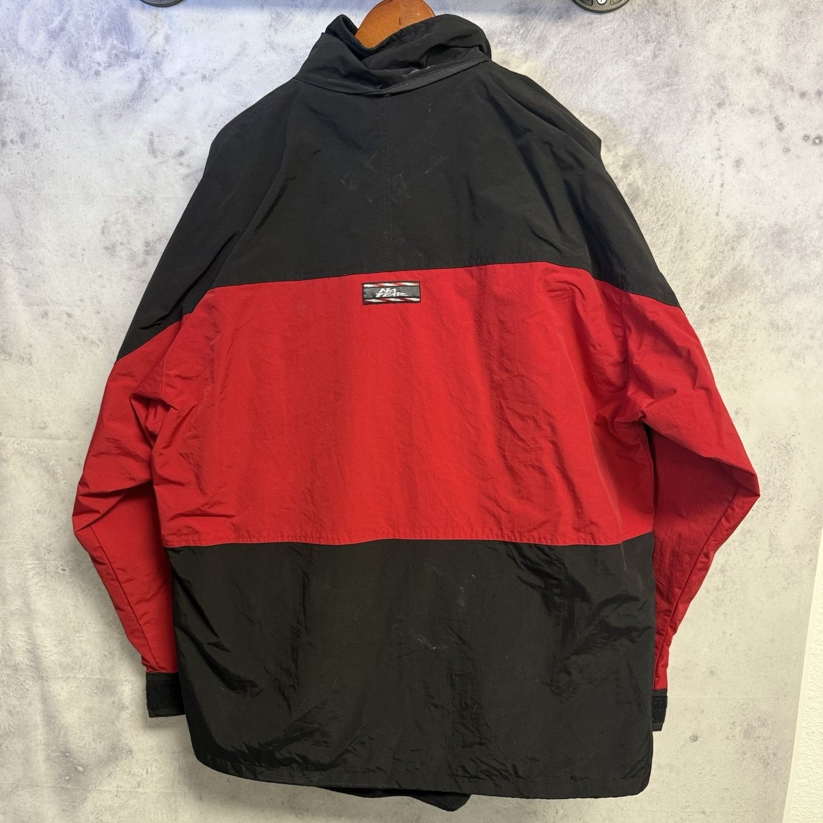 No Fear No Fear 3-in-1 Jacket Mens XL 26x30.5 Red Black Full Zip Size US XL / EU 56 / 4 - 2 Thumbnail