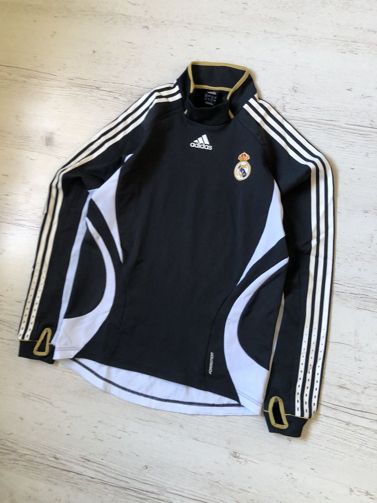 Adidas Real Madrid Adidas Training Long Sleeve Jersey Size US XL / EU 56 / 4 - 2 Thumbnail