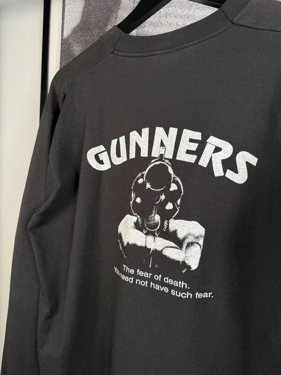 Vintage 🚭VINTAGE GRAIL🚭1980s SUNFADED "GUN: FEAR OF DEATH" TEE Size US L / EU 52-54 / 3 - 3 Thumbnail