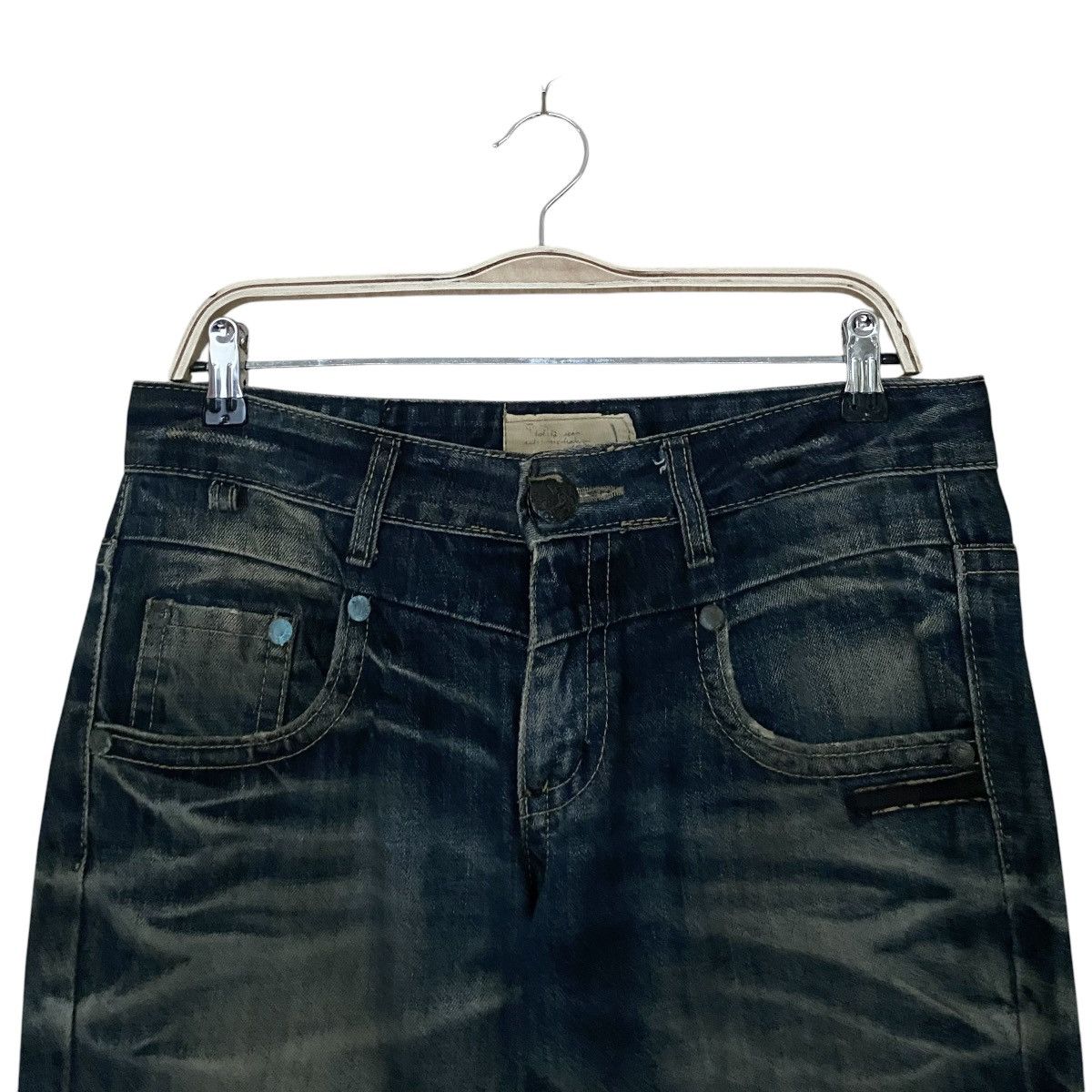 14th Addiction × Japanese Brand × Vintage Vintage Japanese Brand Lolita Waxed Jeans 2000s Size US 30 / EU 46 - 3 Thumbnail