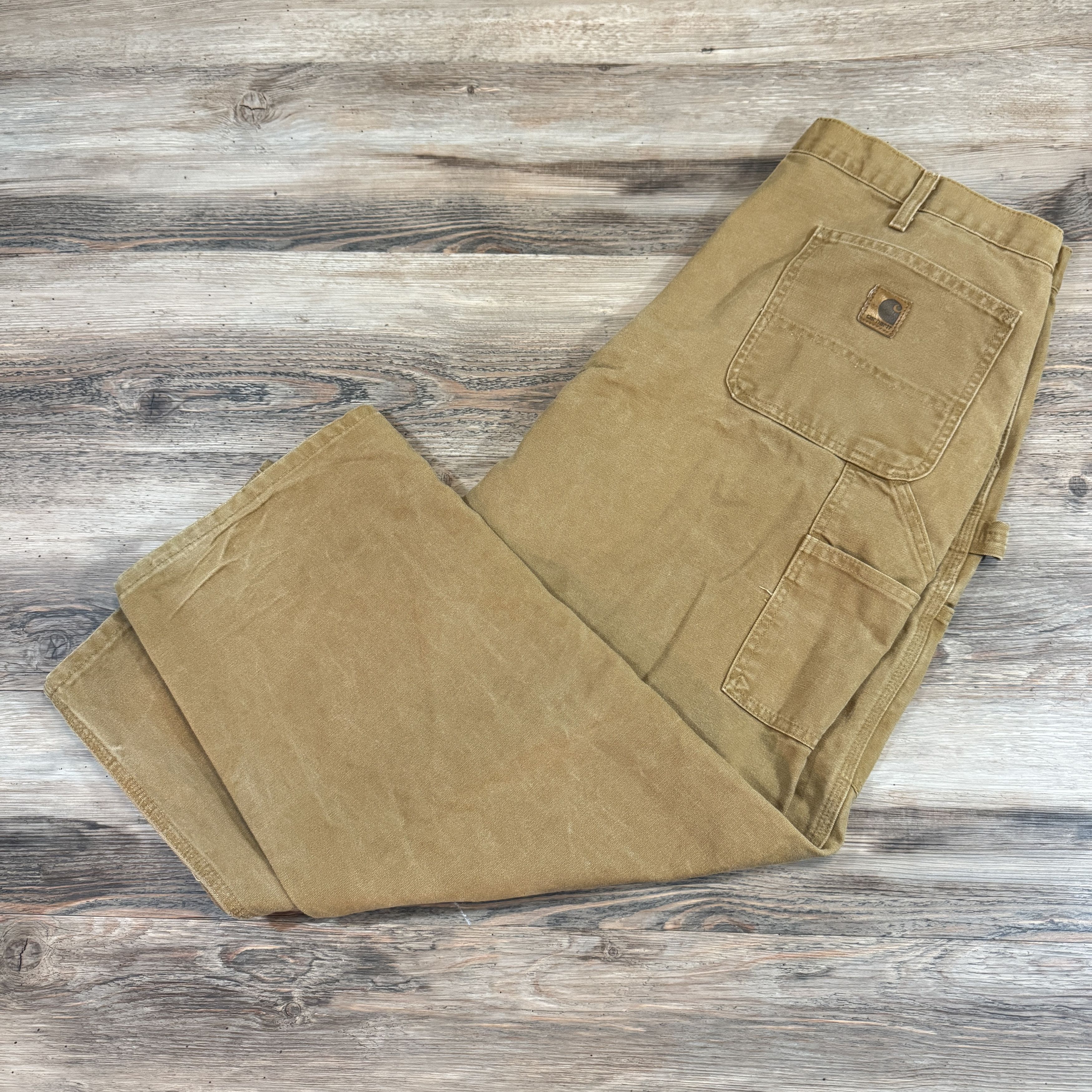Carhartt × Vintage Y2K Vintage CARHARTT Dungarees Duck Canvas Pants Wide Leg Size US 40 / EU 56 - 1 Thumbnail