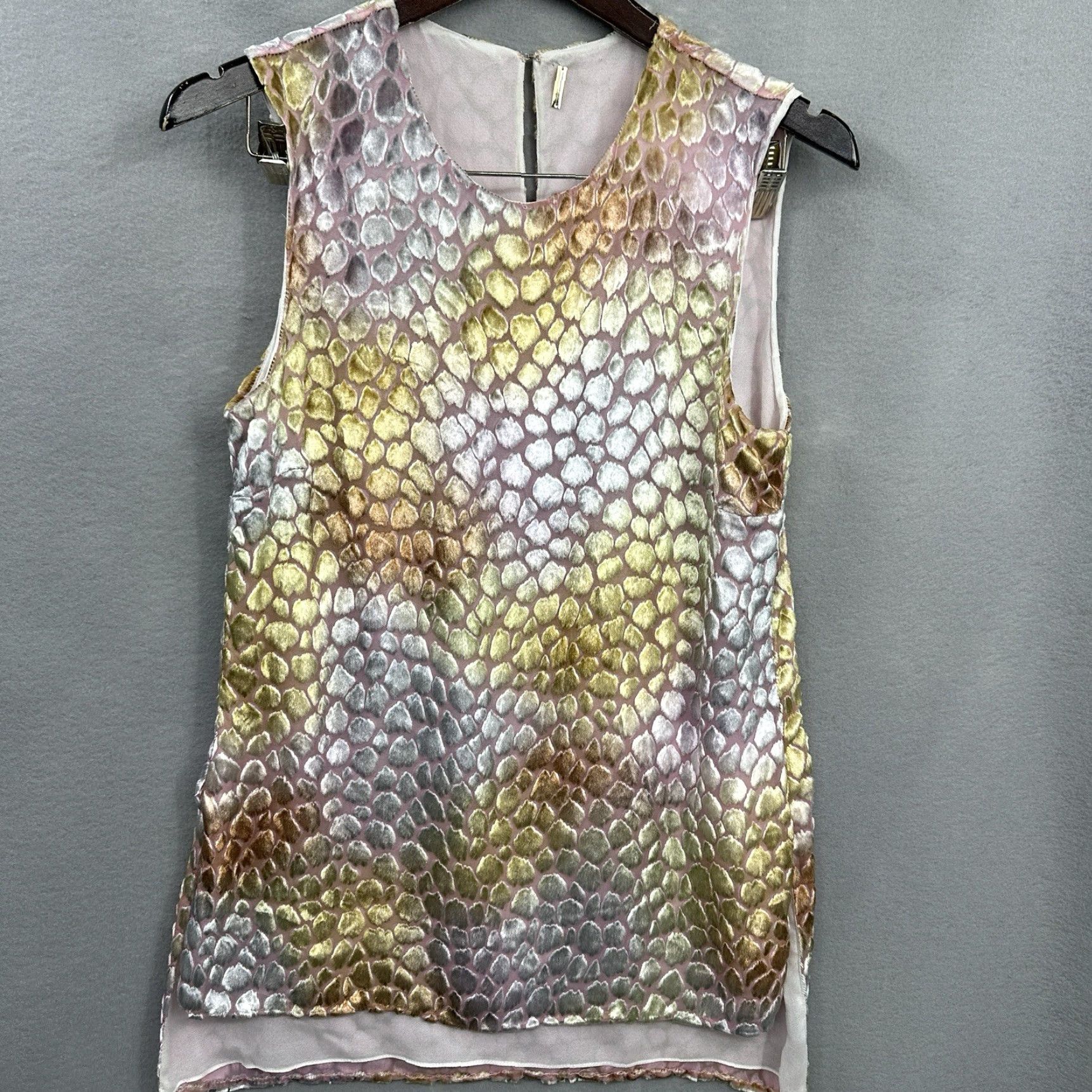 Adam Lippes Adam Lippes Blouse Womens 6 Pink Silk Tunic Sleeveless Scoop Neck Designer Casual Size M / US 6-8 / IT 42-44 - 3 Thumbnail