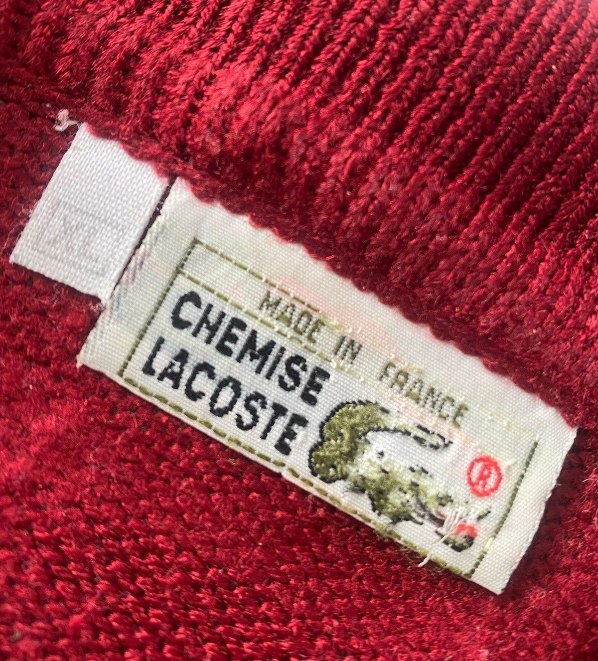 Lacoste Rare Vintage Lacoste Chemise knitted sweater Size US XL / EU 56 / 4 - 4 Thumbnail
