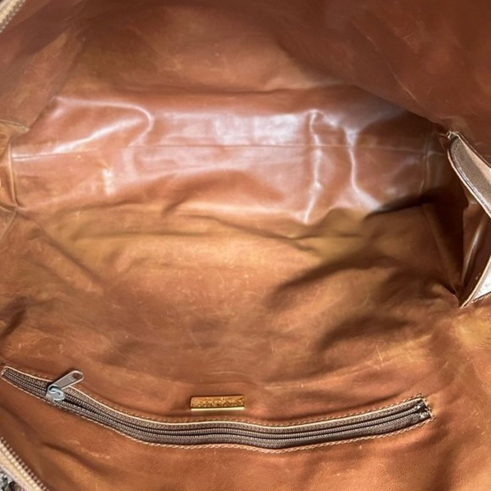 Nina Ricci NINA RICCI Brown Patent Leather Top Handle Bag, 3.5x10x2.5 Size ONE SIZE - 8 Thumbnail
