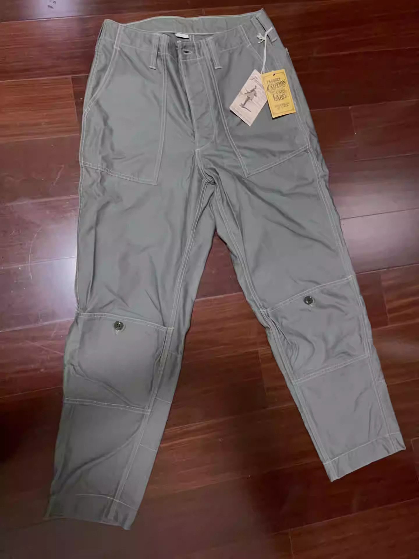 image of Freewheelers Bucker Pants in Grey, Men's (Size 32)