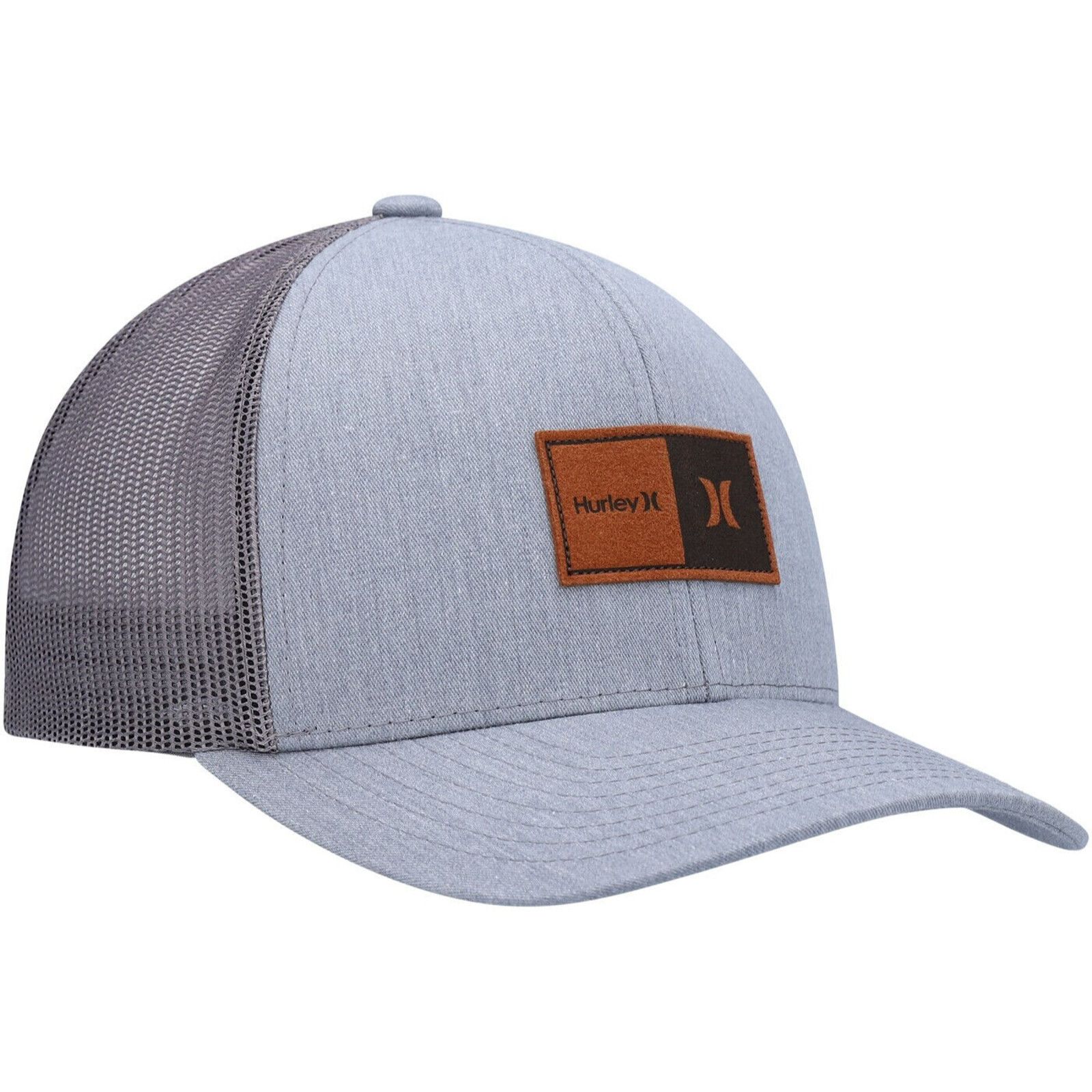 Hurley Hurley Trucker Hat Fairway Leather Logo Patch Snapback Cap Size ONE SIZE - 3 Thumbnail