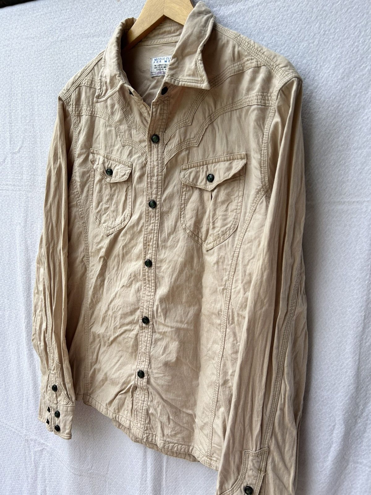 Yohji Yamamoto NCFM - Nicole Club For Men Longsleeve Shirt Size US L / EU 52-54 / 3 - 3 Thumbnail