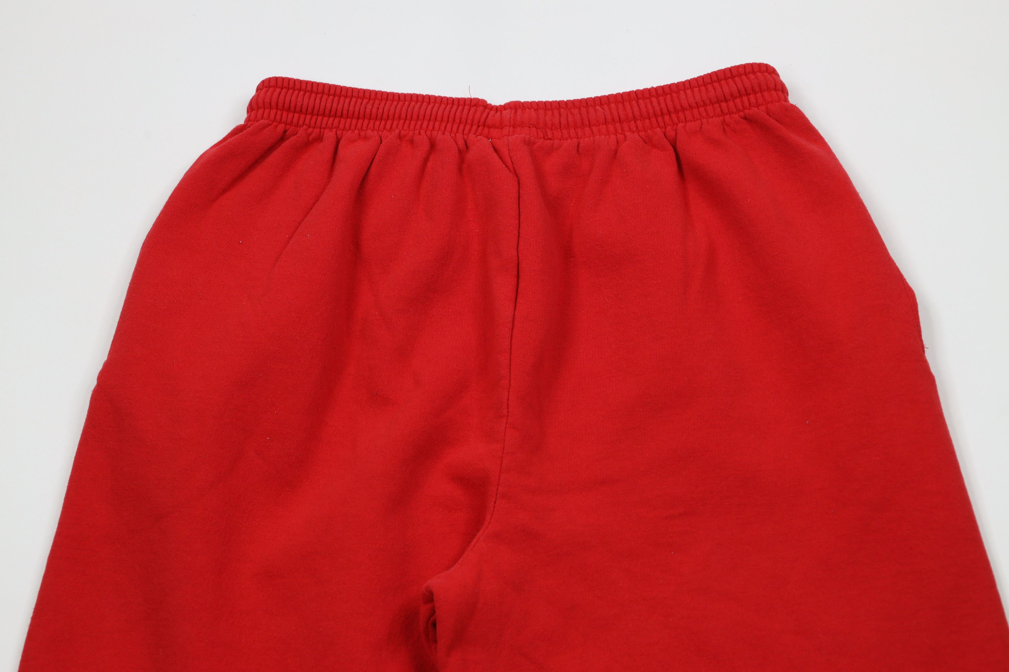 Vintage Vintage 90s Detroit Red Wings Hockey Sweatpants Joggers Red Size US 36 / EU 52 - 9 Thumbnail