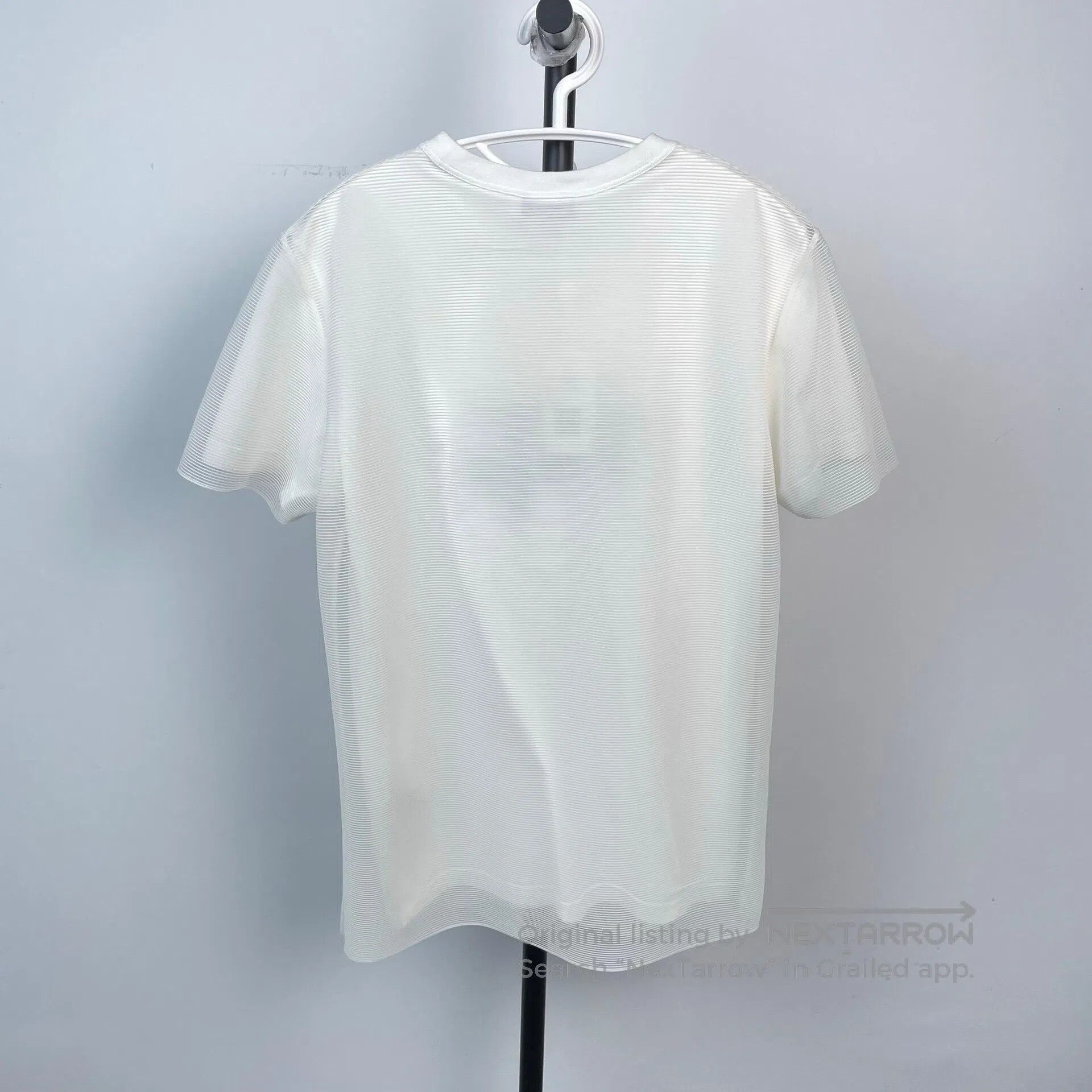 Dior Dior White Organdy Double Layer Short Sleeve Top| Size US XS / EU 42 / 0 - 3 Thumbnail