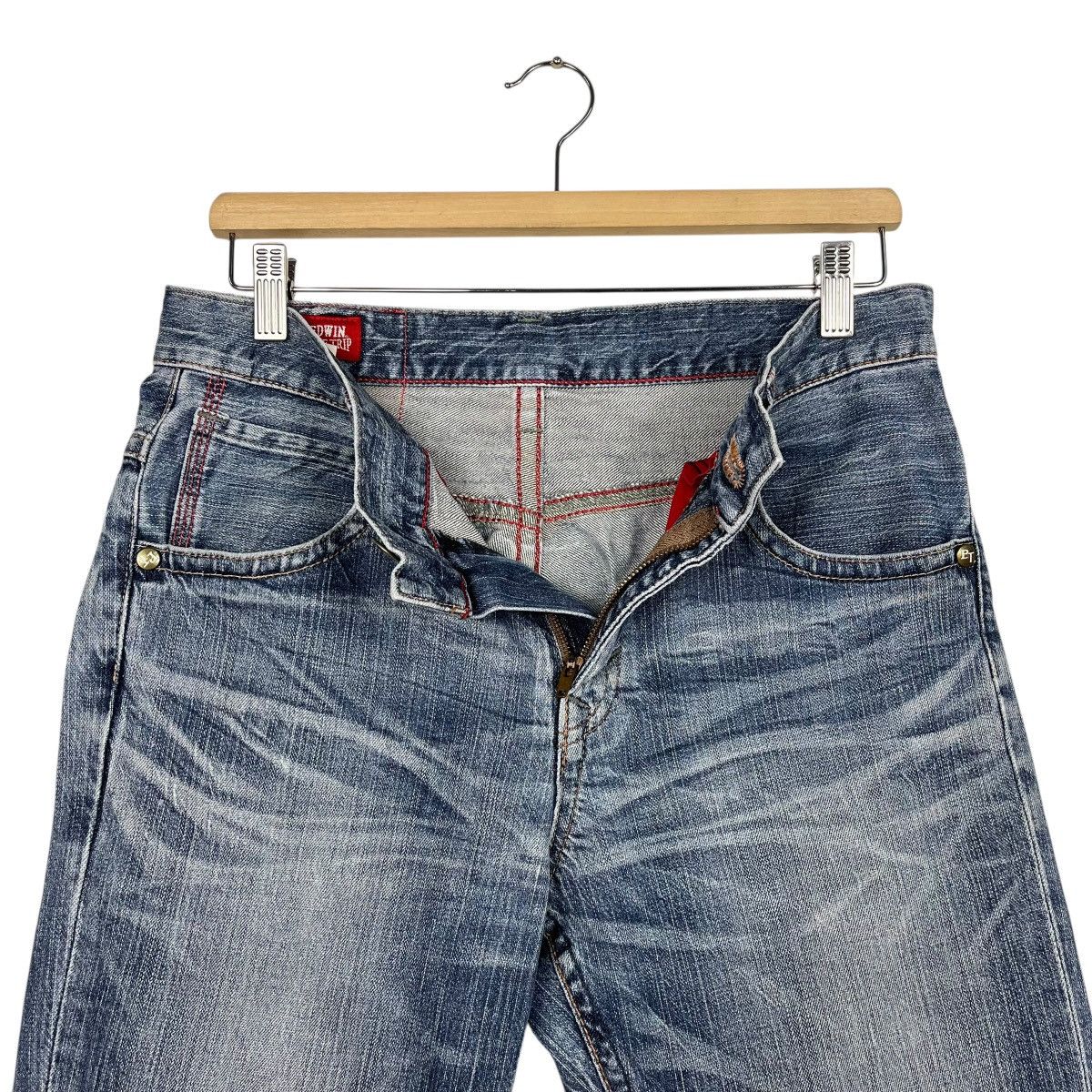 Other Vintage Edwin Blue Trip Denim Jeans Size US 30 / EU 46 - 15 Thumbnail