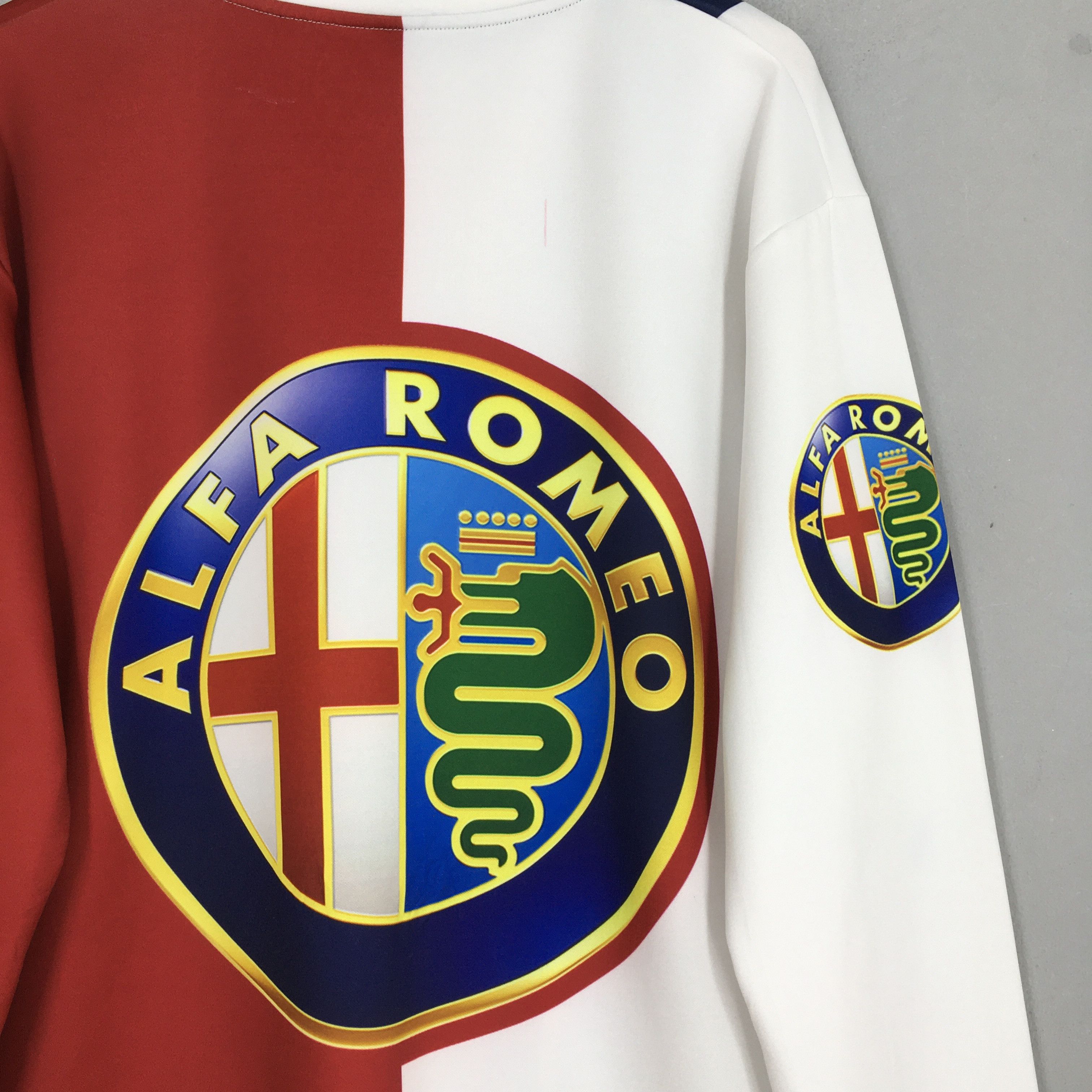 Vintage Vintage Y2K Alfa Romeo Automobiles Polyester Sweater Large Size US L / EU 52-54 / 3 - 7 Thumbnail