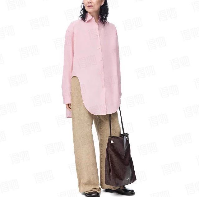 Loewe LOEWE new oversized curved hem shirt 34 Size XS / US 0-2 / IT 36-38 - 8 Thumbnail