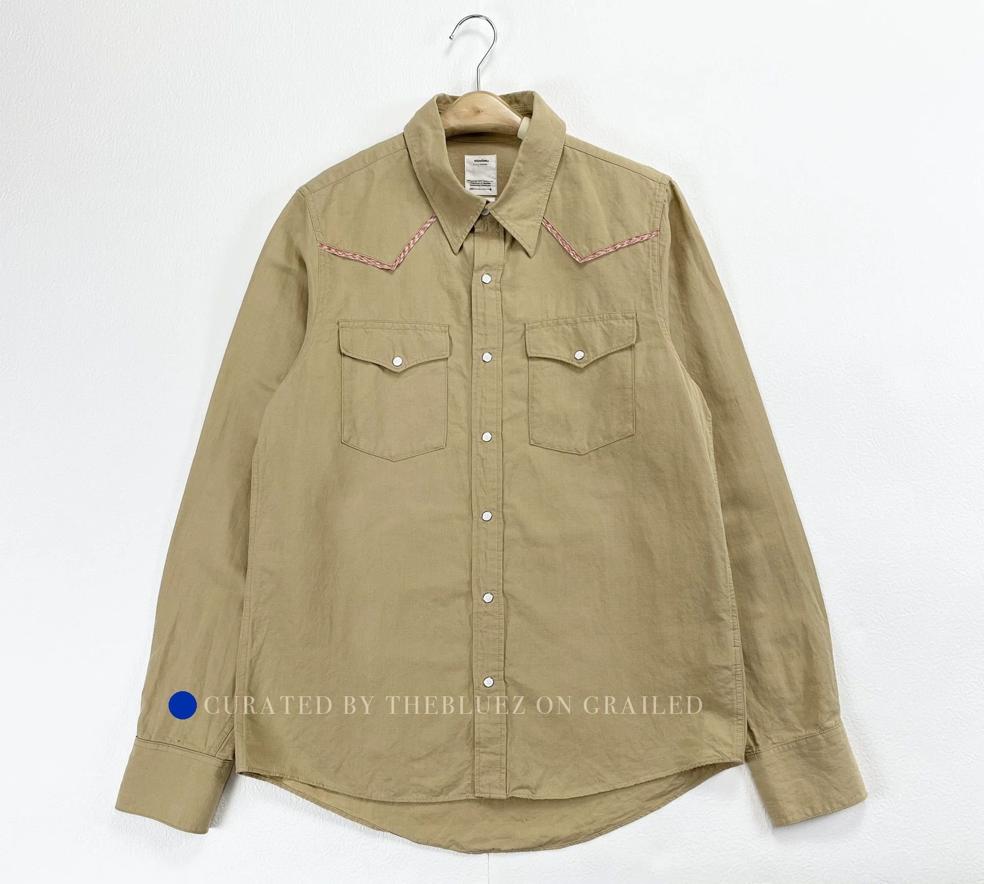 Visvim Paneled Denim Button-Up Shirt Size US M / EU 48-50 / 2 - 1 Thumbnail