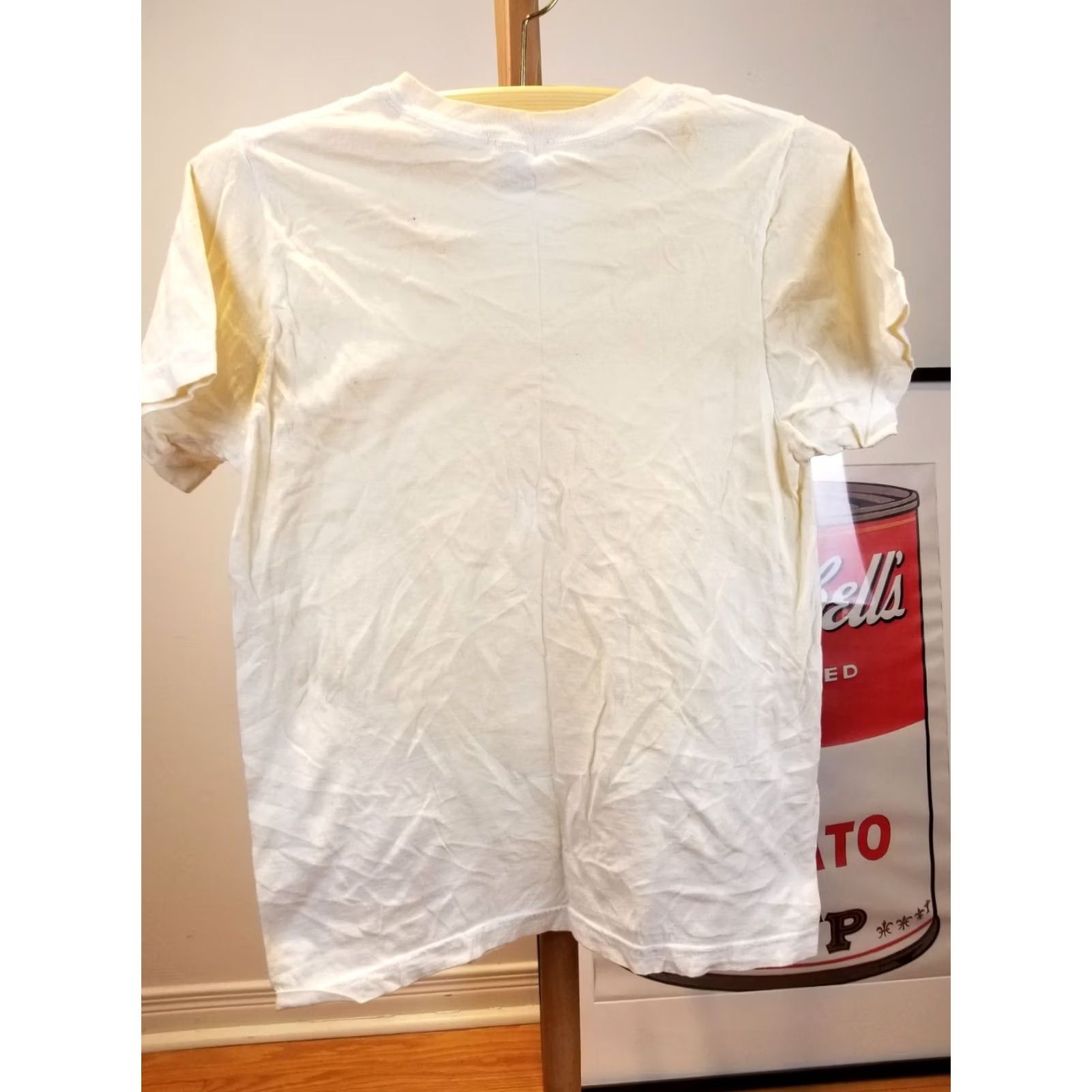 Vintage VINTAGE B.V.D. COTTON BLANK FADED THRASHED WHITE T-SHIRT SZ SMALL Shirt Mens 90s USA VINTAGE Size US S / EU 44-46 / 1 - 5 Thumbnail