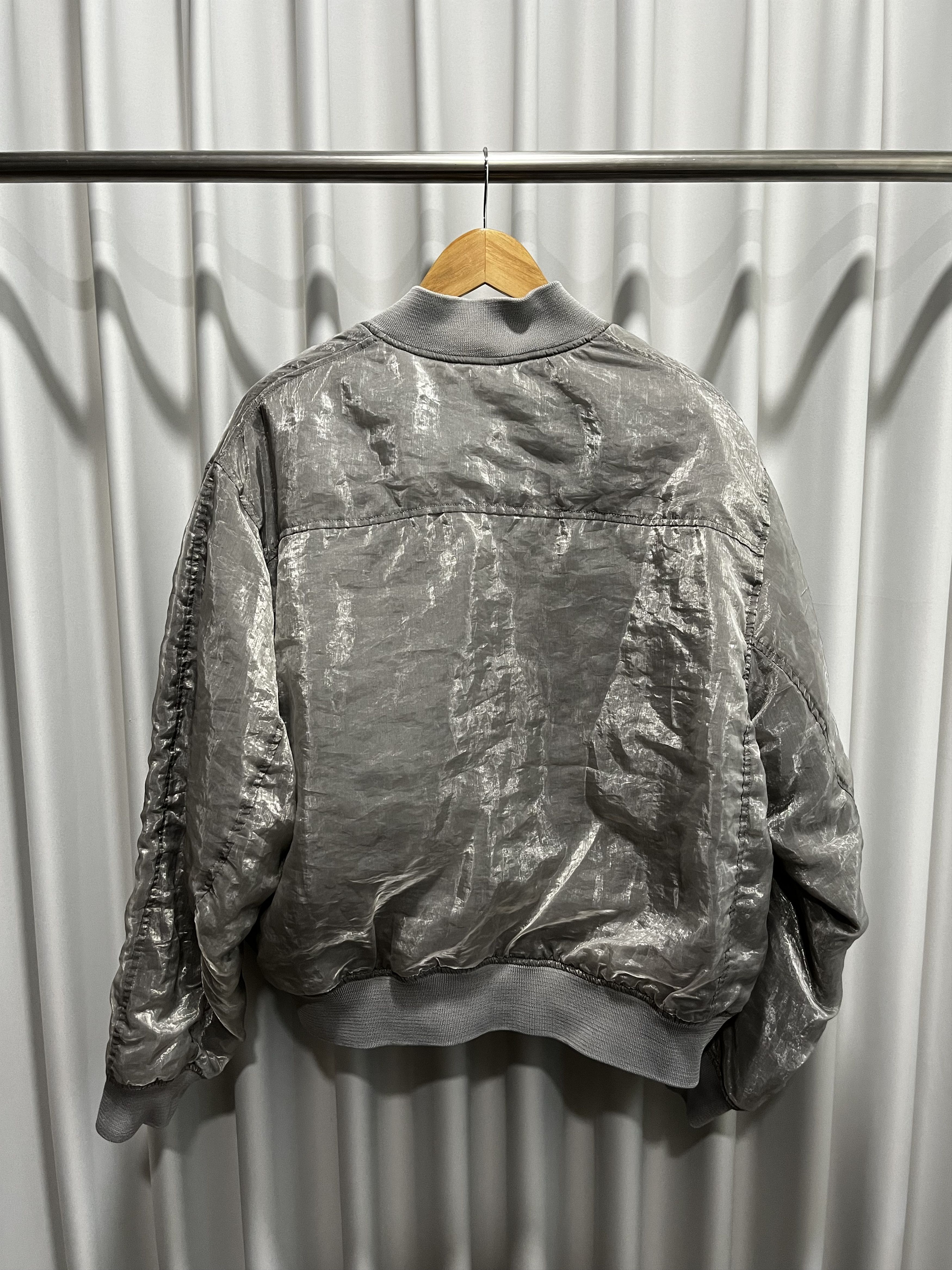 Cole Buxton Organza Bomber Jacket Size US M / EU 48-50 / 2 - 2 Thumbnail