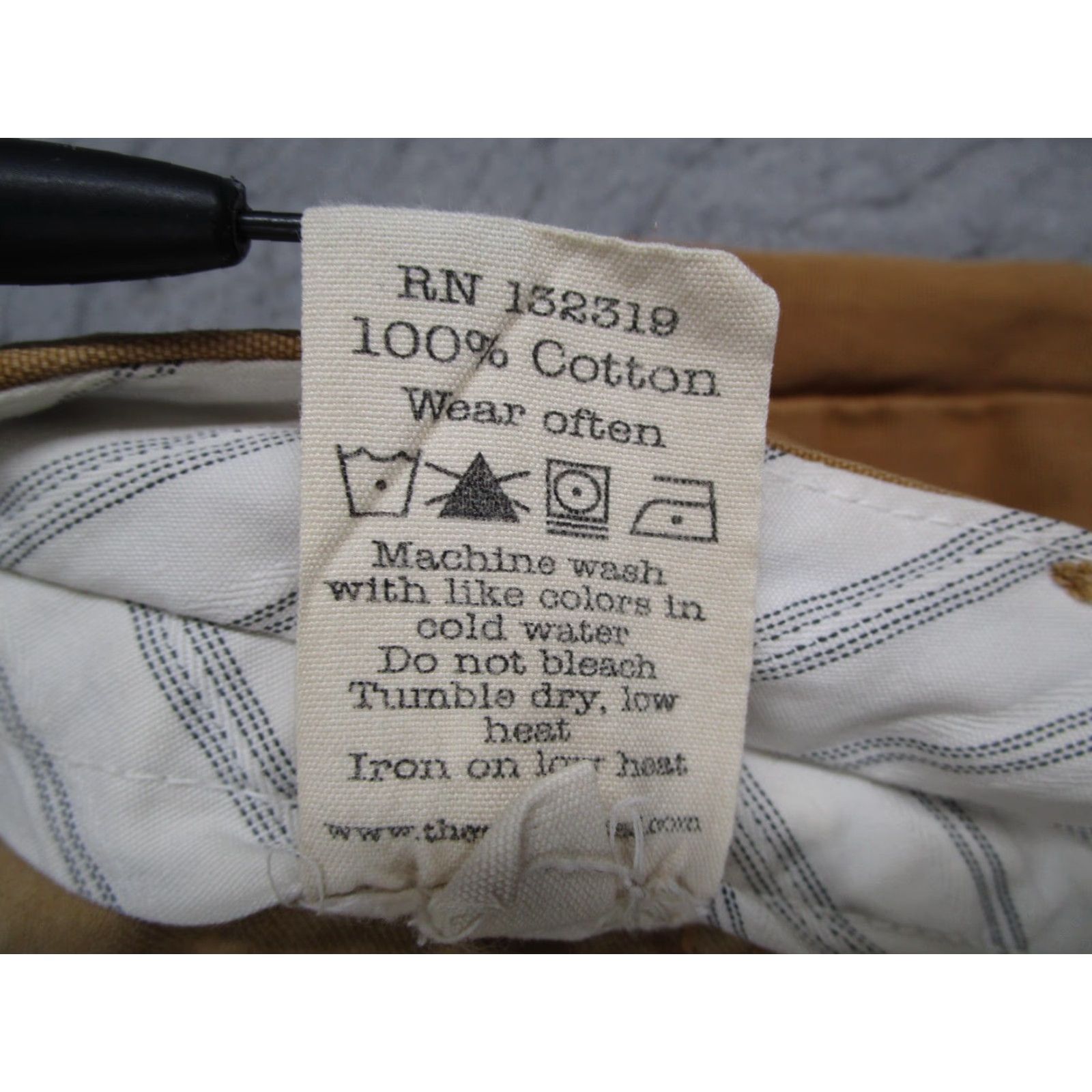 The West Is Dead VINTAGE The West is Dead Pants Mens 30x32 Khaki Slim Fit Distressed Made USA Size US 30 / EU 46 - 6 Thumbnail