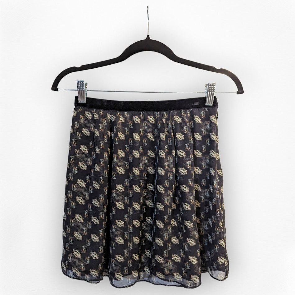 Theyskens' theory silk mini skirt sz 2