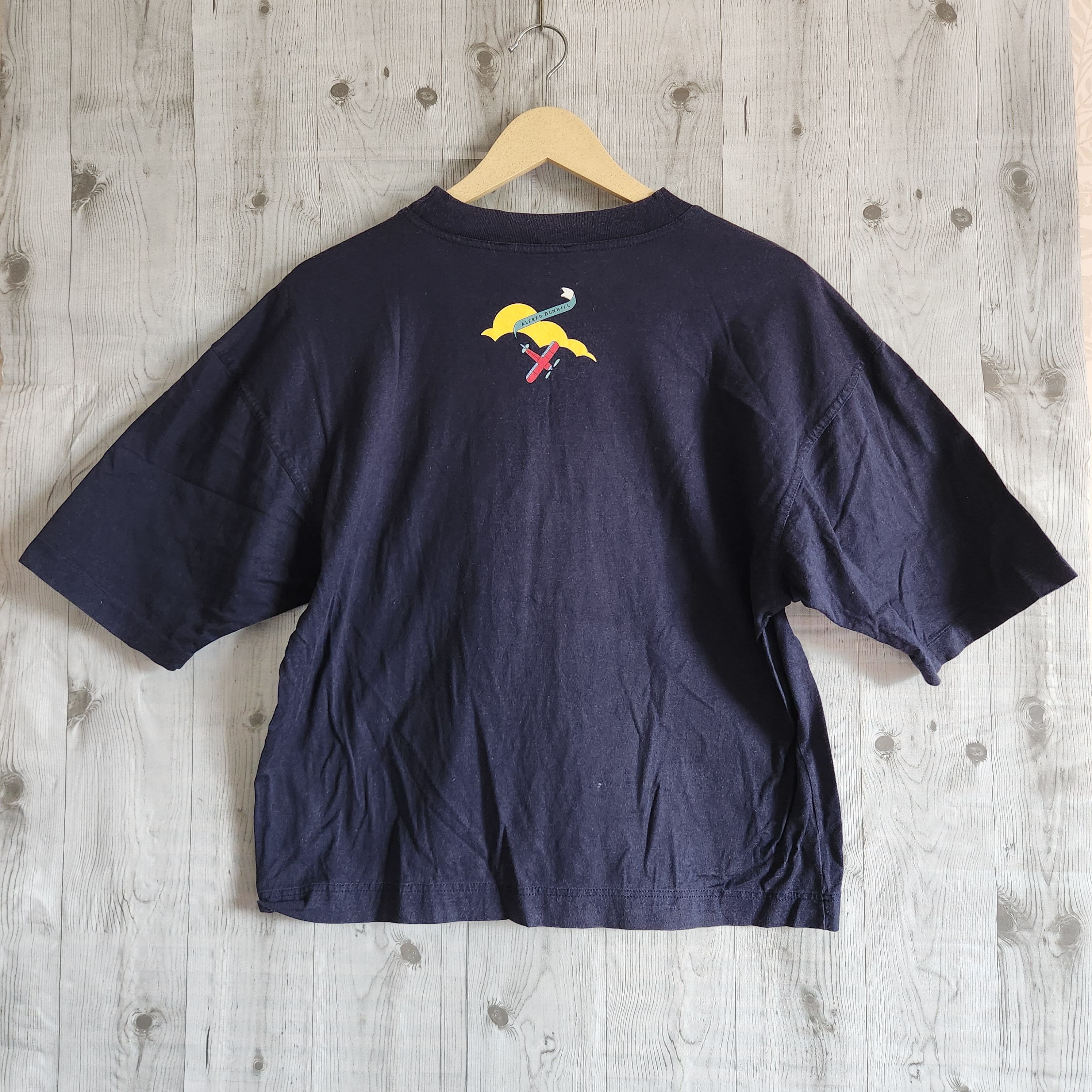 Alfred Dunhill × Vintage Vintage 1980s Alfred Dunhill TShirt Single Stitches Size US M / EU 48-50 / 2 - 15 Thumbnail