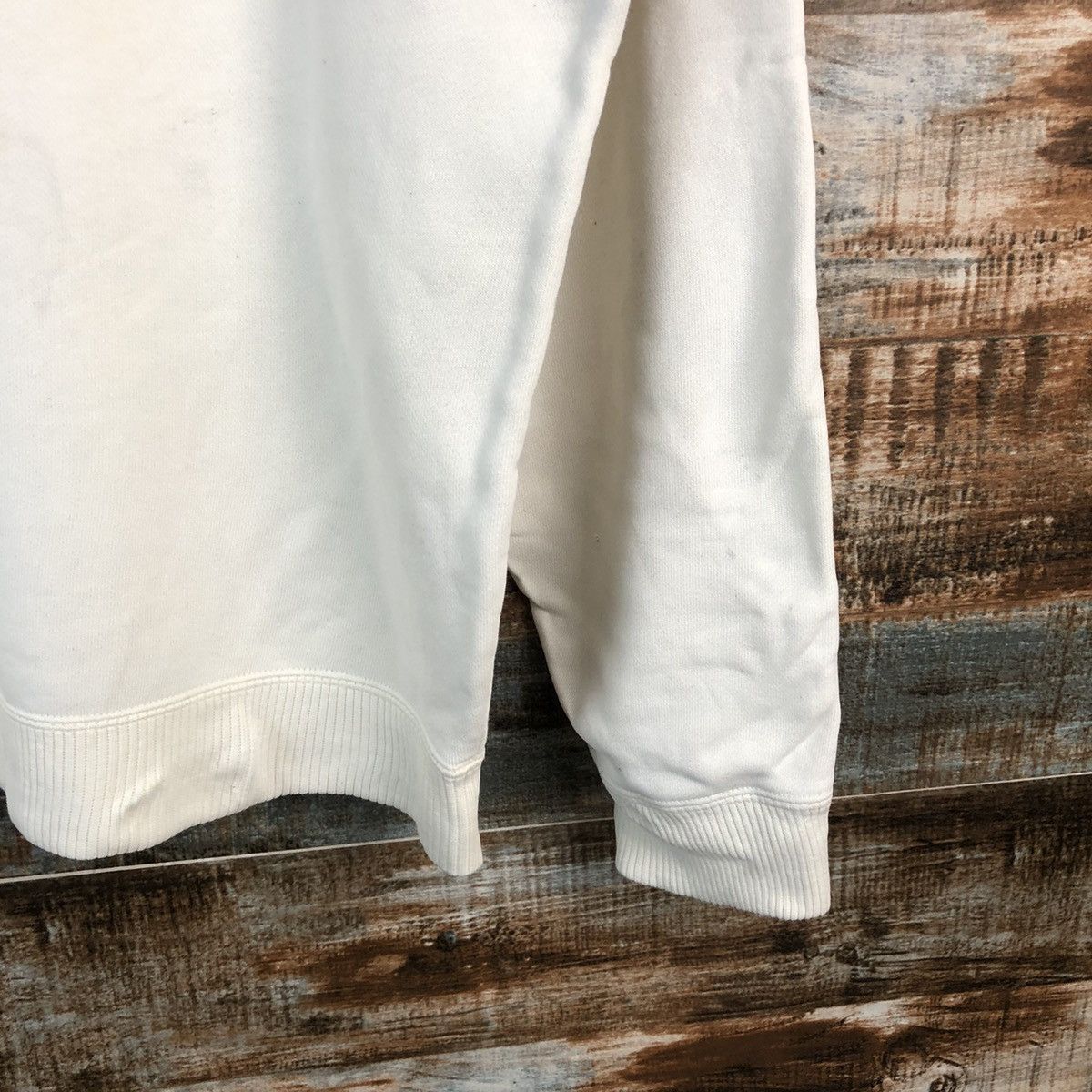 Hiroko Koshino Homme Hiroko Koshino Homme White Sweatshirt #A2289 Size US L / EU 52-54 / 3 - 6 Thumbnail