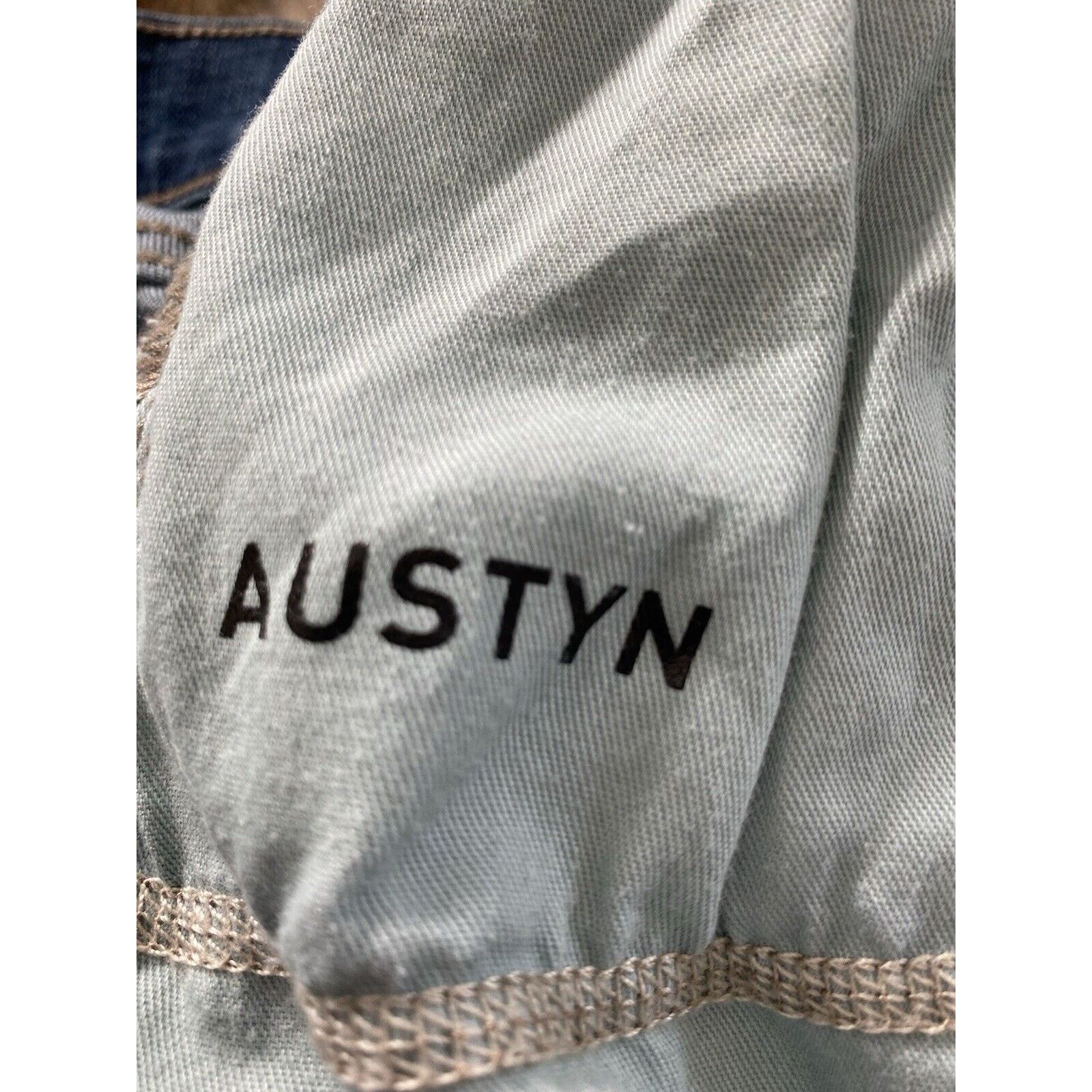 7 For All Mankind 7 For All Mankind Jeans 38x33 Blue Straight Leg Denim Austyn Size US 38 / EU 54 - 6 Thumbnail