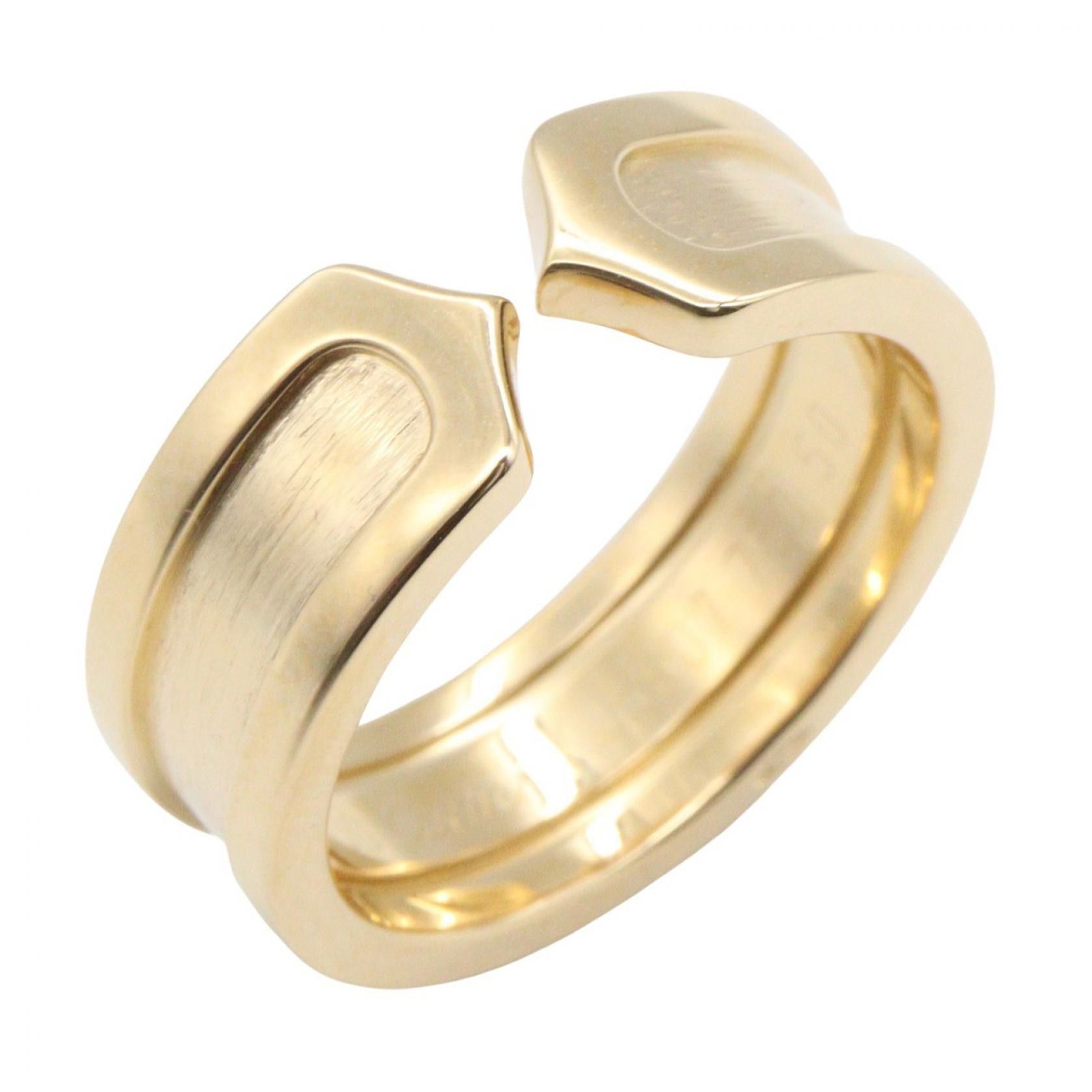 Cartier Cartier Cartier C2 Au750 Ring Size 9 Precious Metal Ring DUTY FREE for USA Size ONE SIZE - 1 Thumbnail