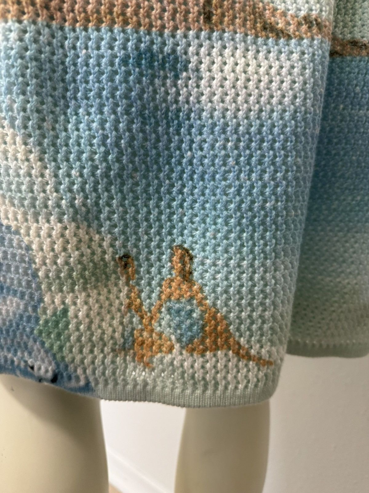 Amiri NWT Amiri Paradise XL Crochet Shorts in Cerulean Size US 40 / EU 56 - 9 Thumbnail