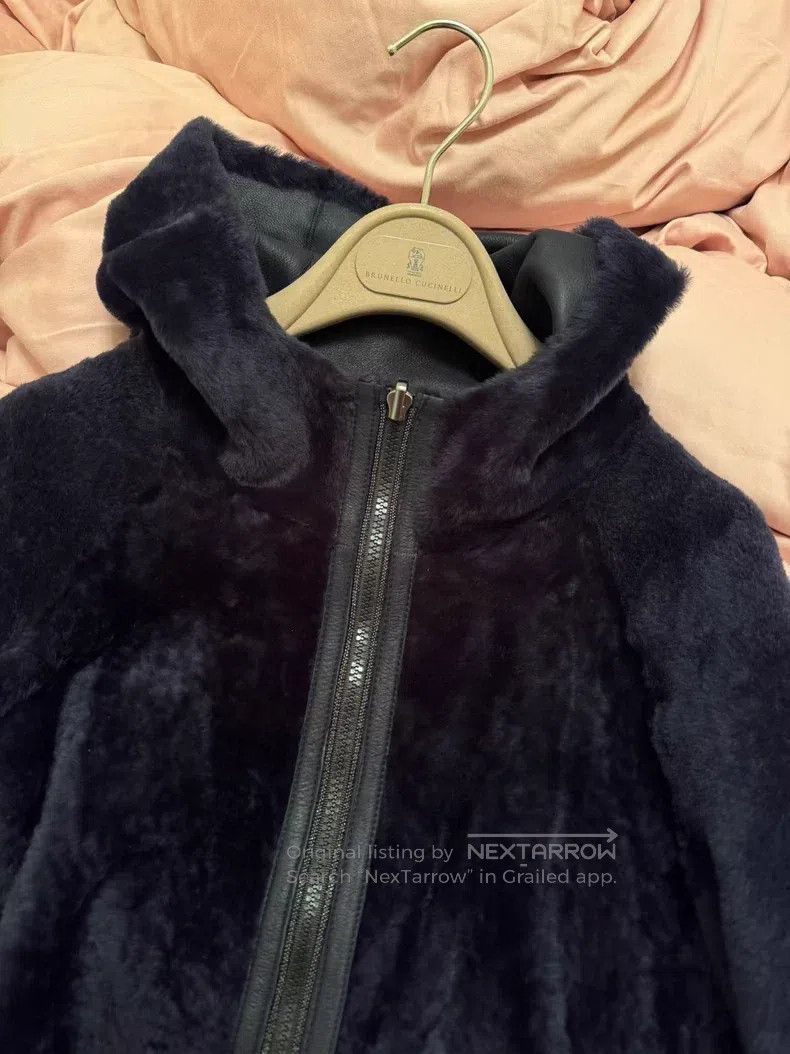Brunello Cucinelli Brunello Cucinelli Double-Sided Fur and Leather Jacket Size XS / US 0-2 / IT 36-38 - 5 Thumbnail