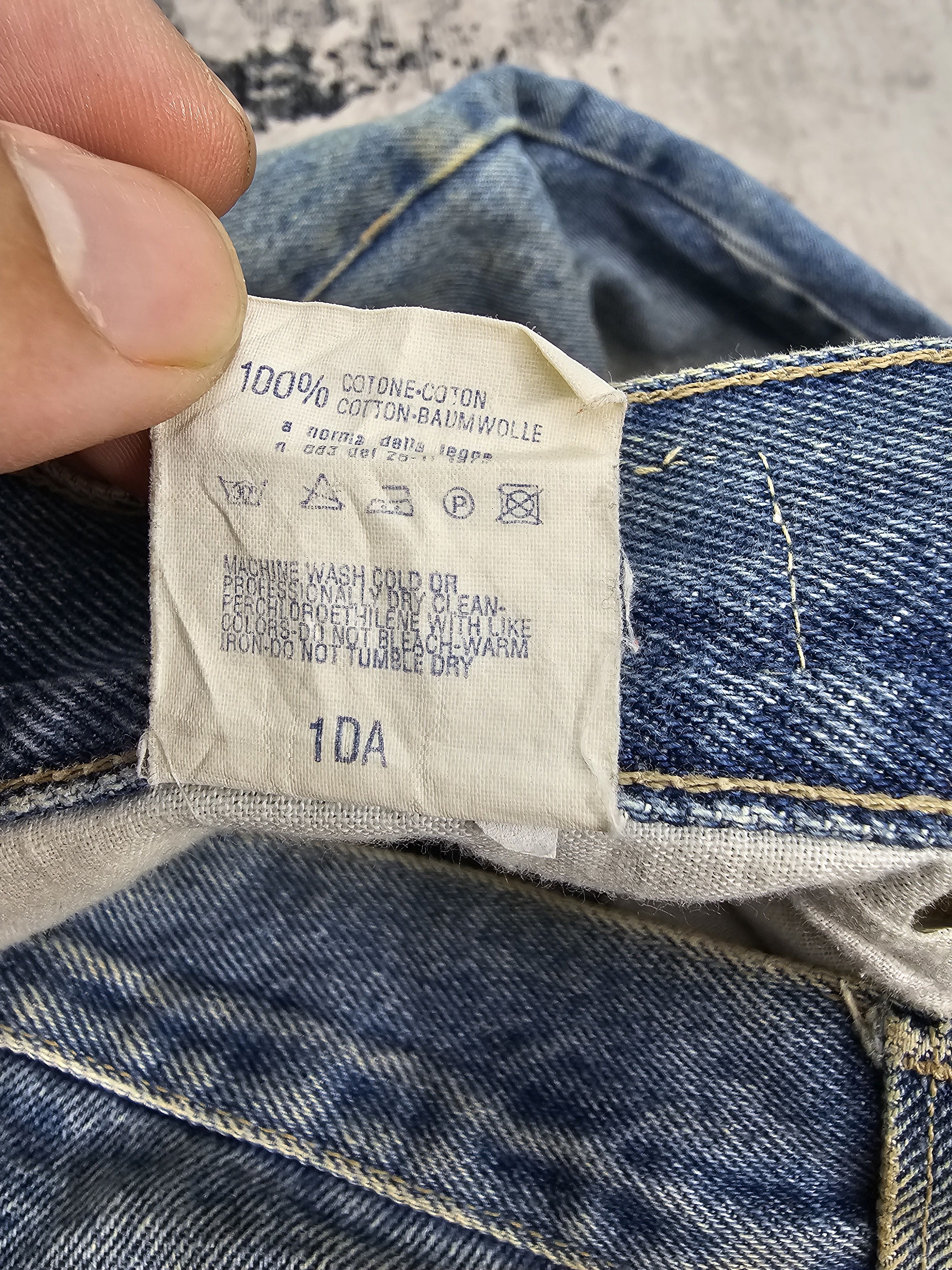 Versace Vintage VERSACE JEANS COUTURE High Rise Stain Jeans JB0294 Size US 36 / EU 52 - 12 Thumbnail