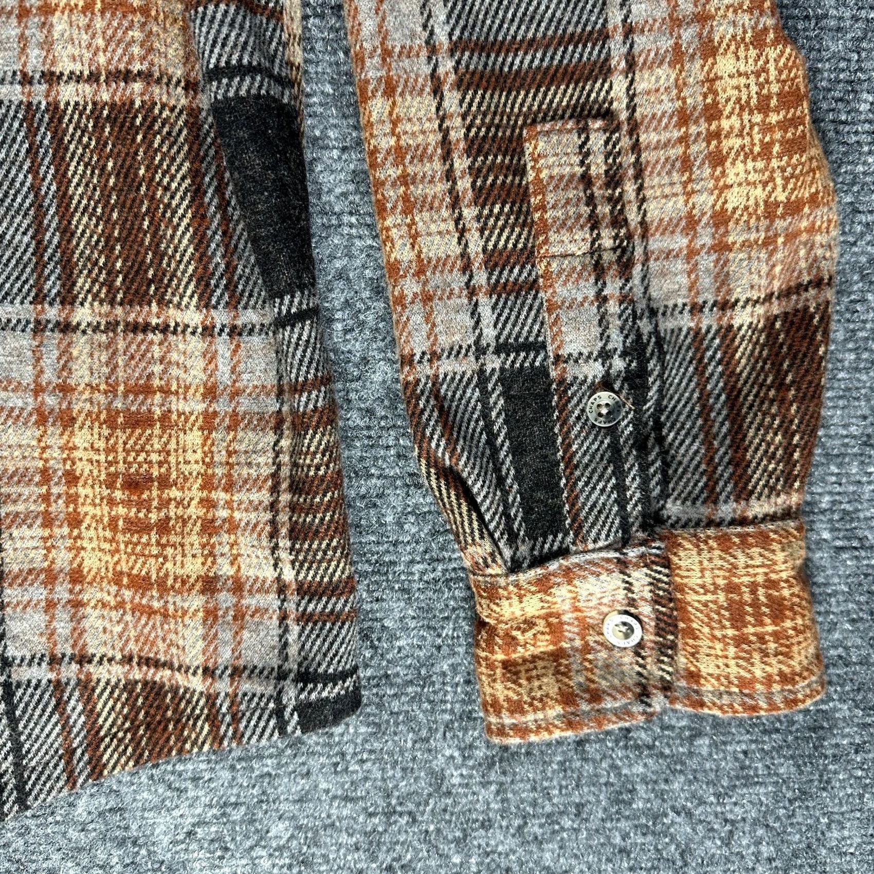 Chaps Chaps Shirt Mens M Button-Up Plaid Brown Flannel Pockets Regular Fit NEW Size US M / EU 48-50 / 2 - 4 Thumbnail