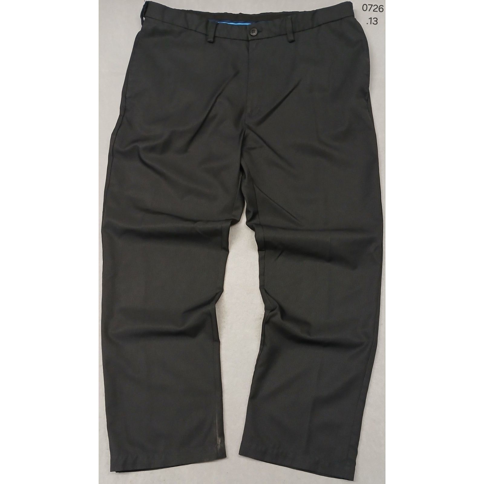 Haggar Haggar (38x30) Men's Classic Dri Fit Black Plaid Dress Pants Size US 38 / EU 54 - 1 Thumbnail