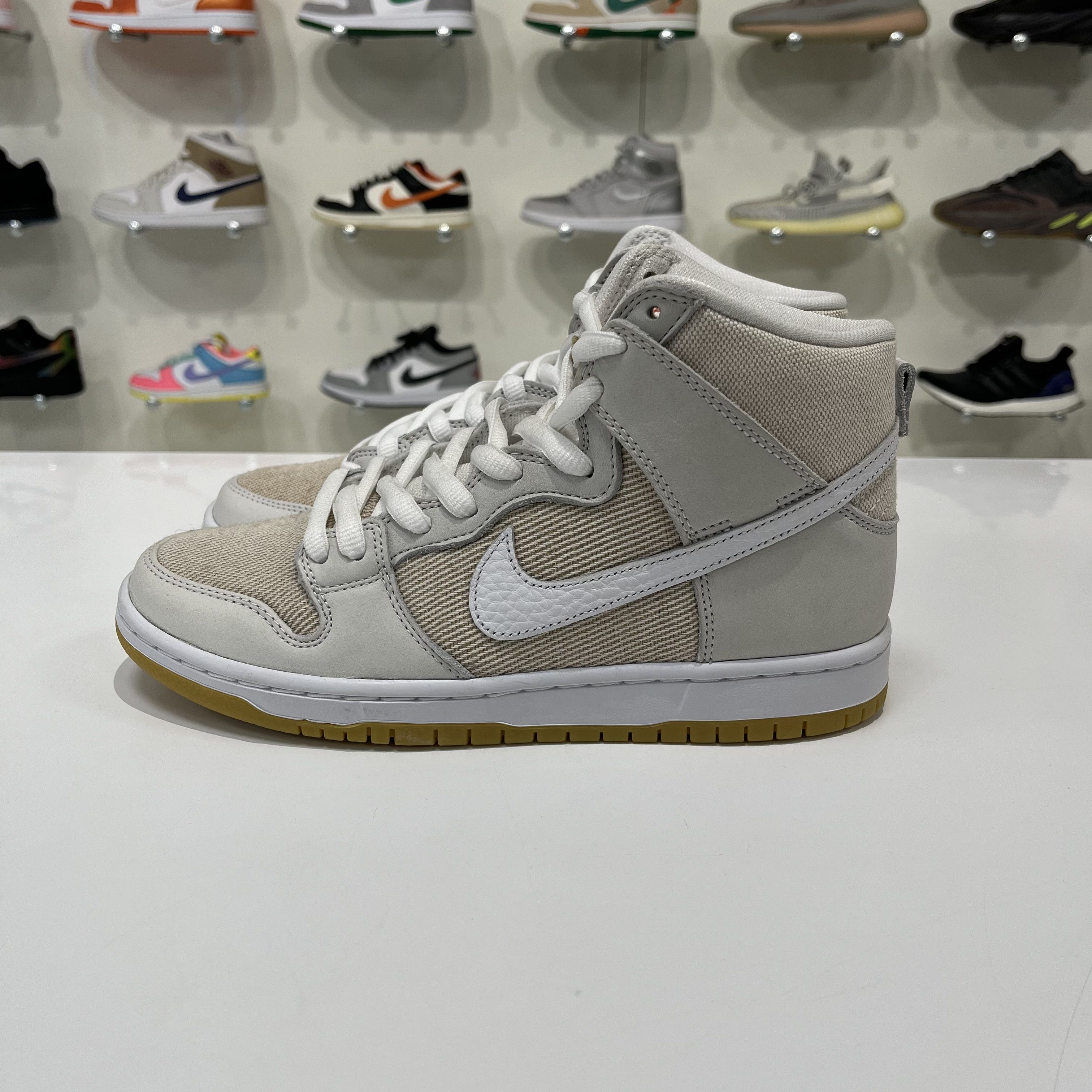 Nike SB Nike SB Dunk High PRO ISO Orange Label Unbleached Natural Size US 7 / EU 40 - 2 Thumbnail