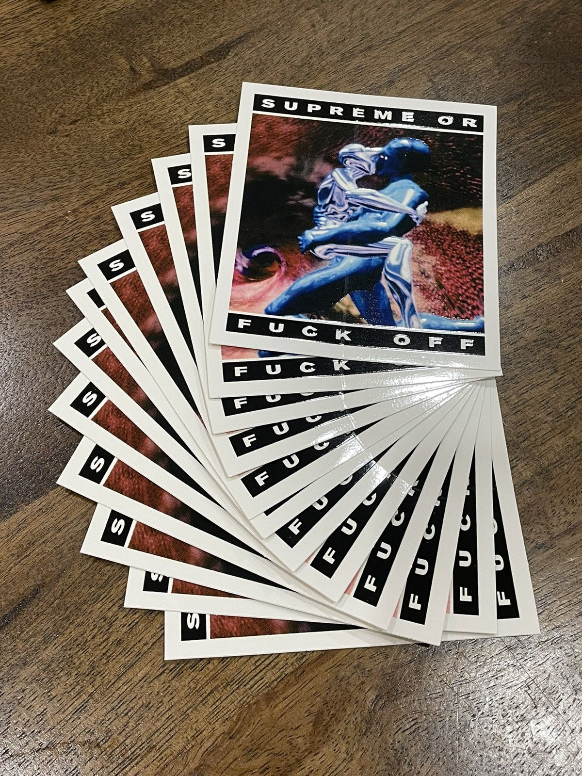 Supreme Get off the Fucking Phoneステッカー3枚 Supreme Supreme Get Off The Fucking Phone Sticker black | Grailed