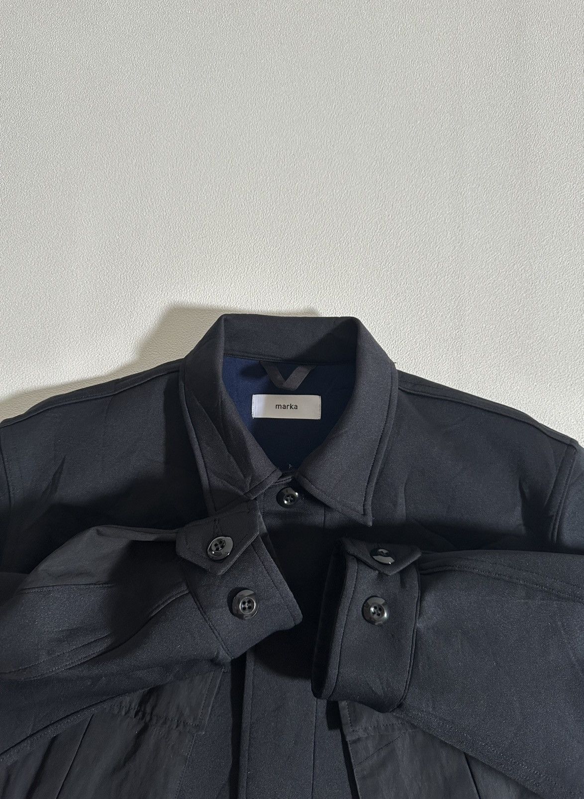 Markaware MARKA Jungle Fatigue Jacket Black Nylon Size US L / EU 52-54 / 3 - 8 Thumbnail