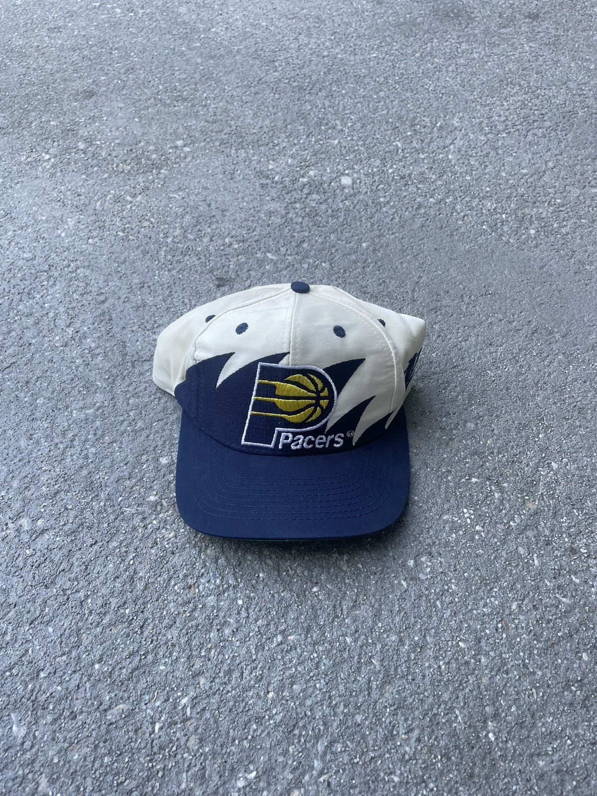 Logo Athletic × NBA × Vintage 1990's Logo Athletic Indian Pacers Sharktooth hat Size ONE SIZE - 1 Thumbnail