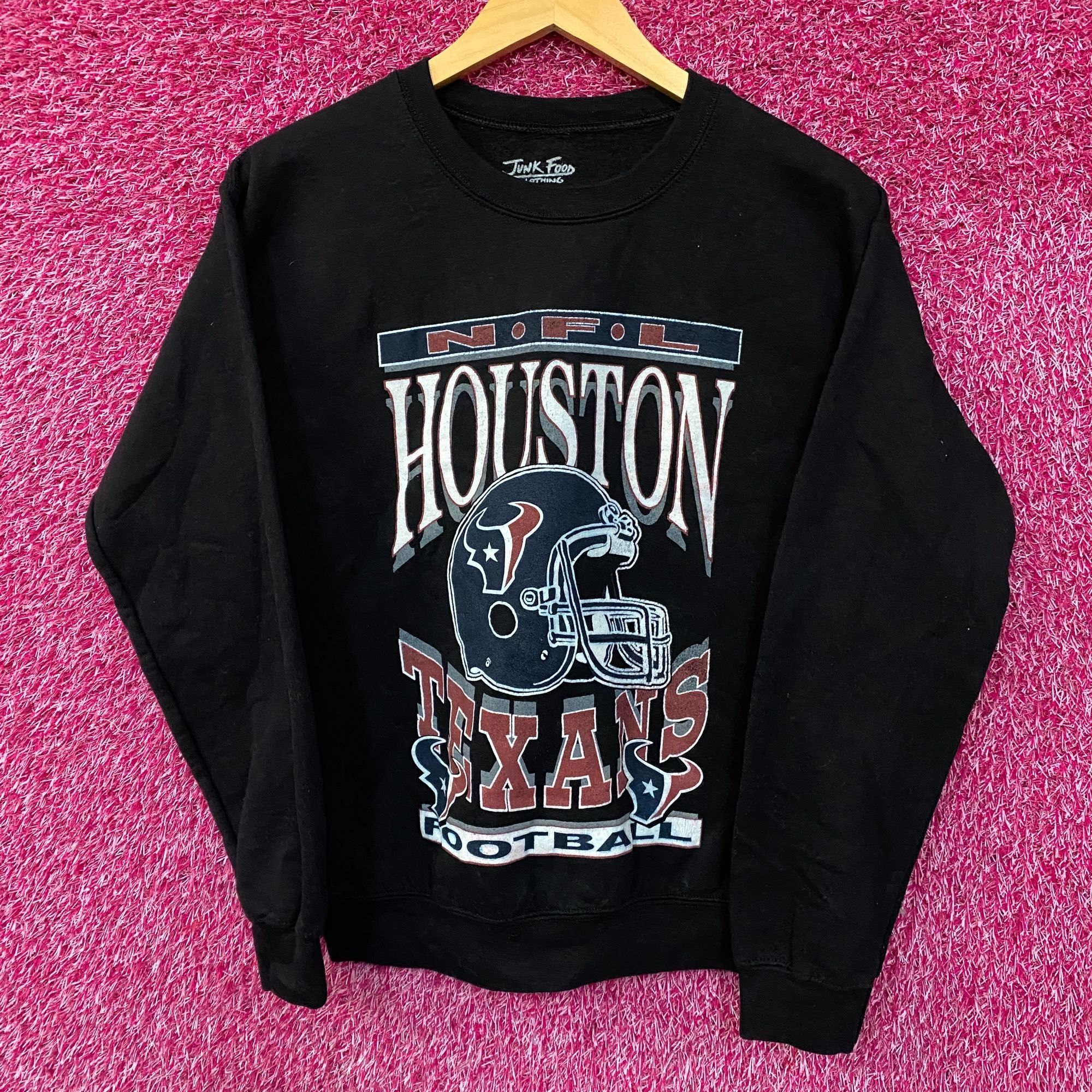 Junk Food Junk Food Clothing NFL Houston Texans Helmet Logo Crewneck S Size US XS / EU 42 / 0 - 1 Thumbnail