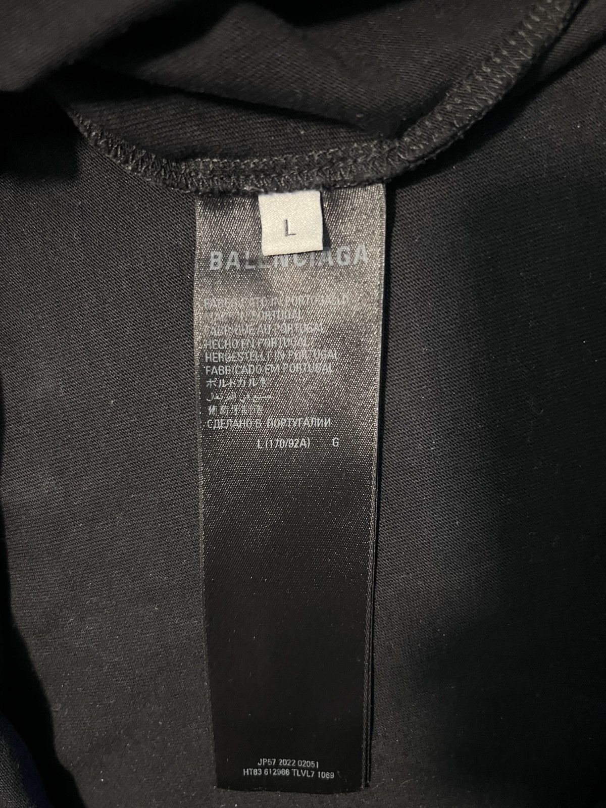 Balenciaga Black on Black College Paris Size US L / EU 52-54 / 3 - 5 Thumbnail