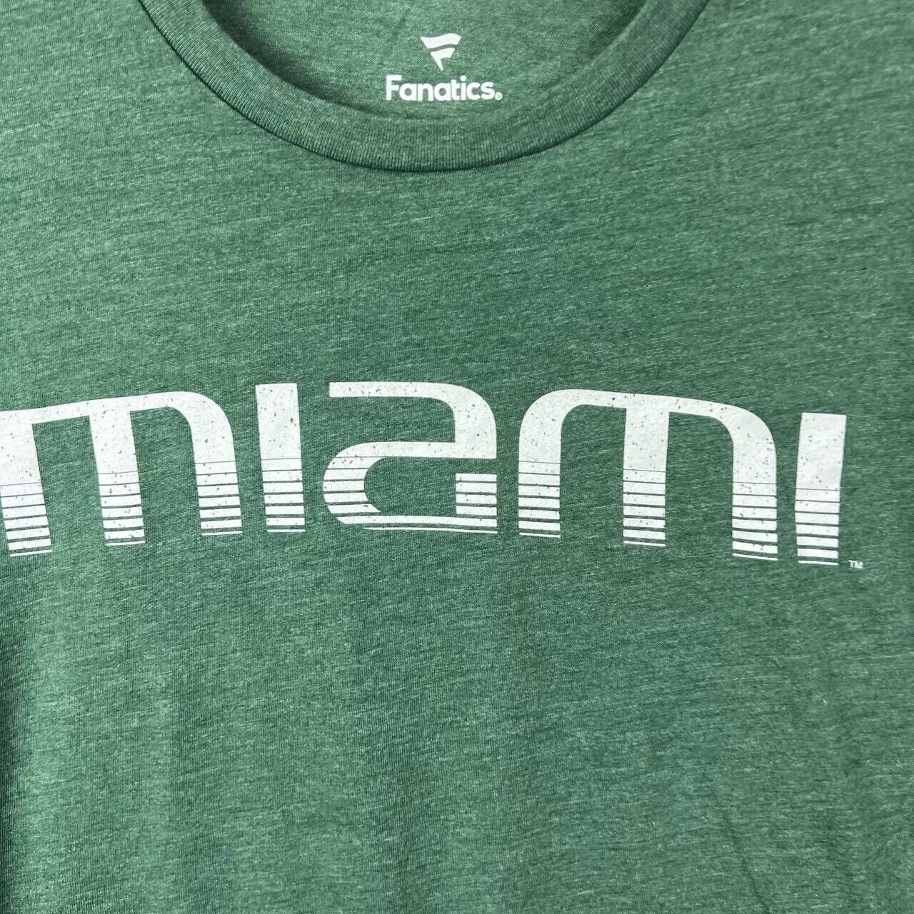 NCAA Miami Hurricanes NCAA Large Fanatics Casual T-Shirt Green Size US L / EU 52-54 / 3 - 2 Thumbnail