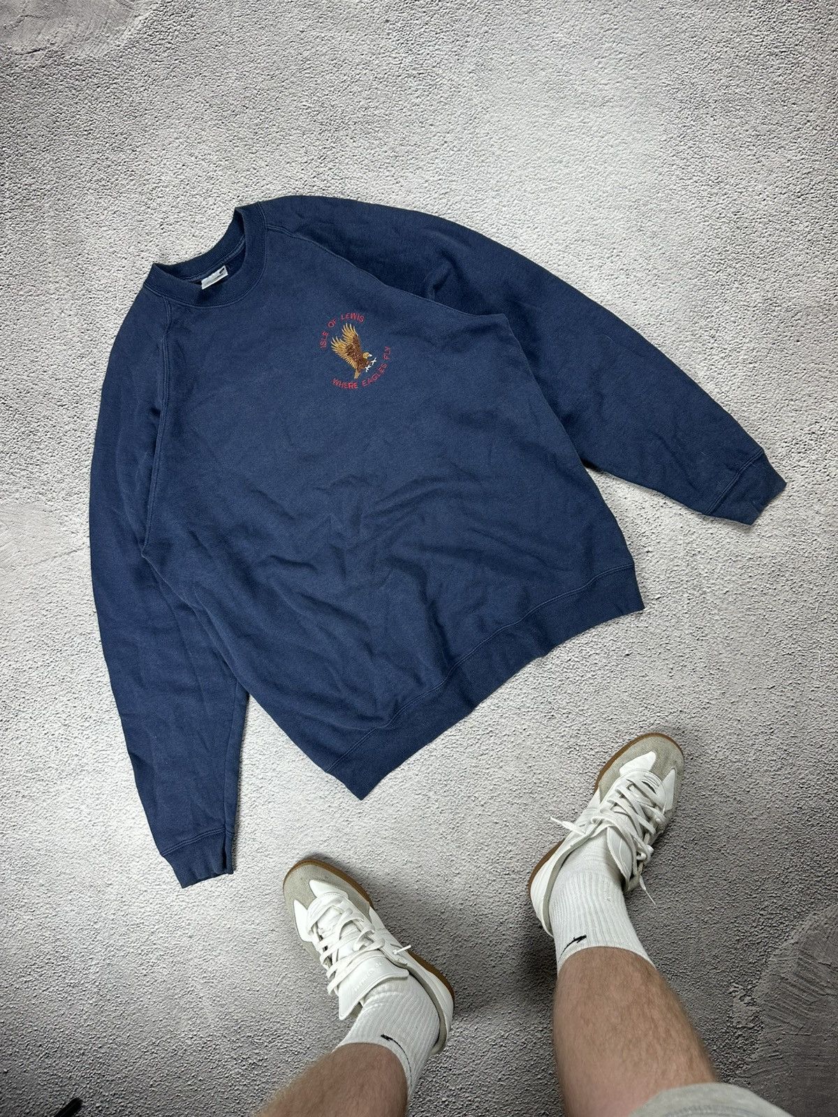 Fruit Of The Loom Vintage Fruit of the Loom Sweats Y2K Faded 90s Japan Size US XL / EU 56 / 4 - 1 Thumbnail