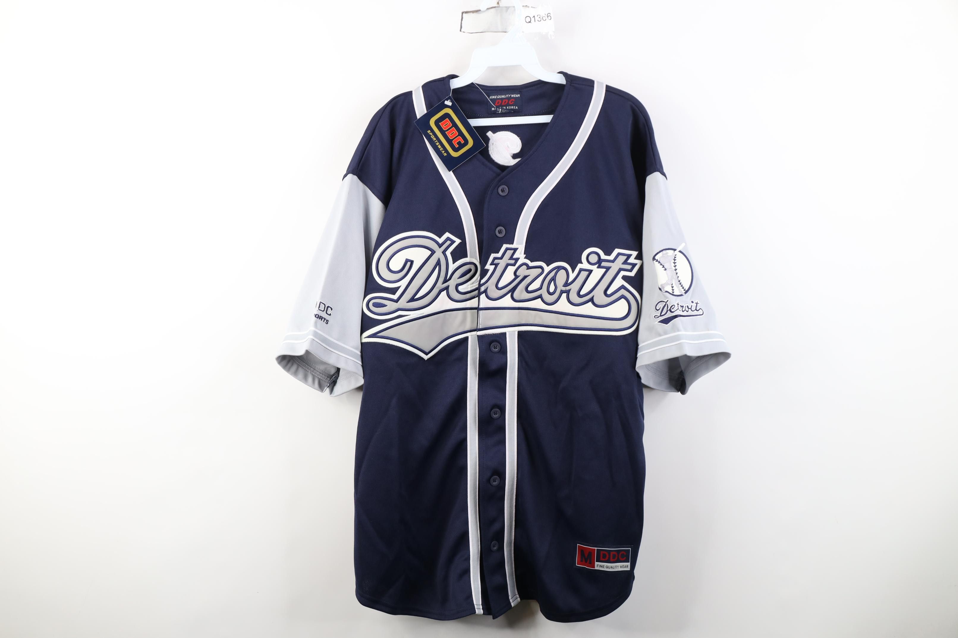 Vintage Deadstock Vintage 90s Y2K Detroit Tigers Baseball Jersey Size US M / EU 48-50 / 2 - 1 Thumbnail