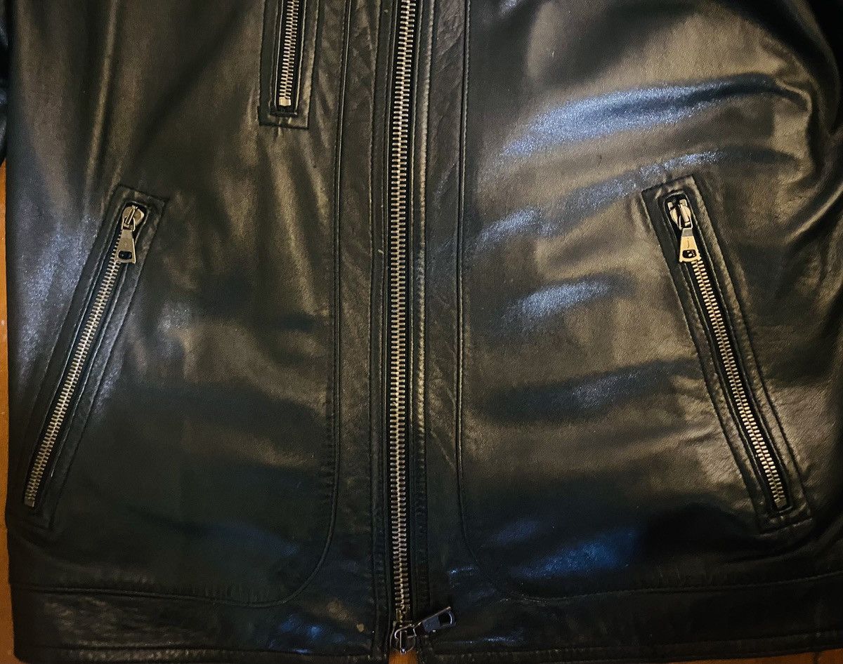John Varvatos John Varvatos 2k Rock Star Black Leather Jacket Size US L / EU 52-54 / 3 - 12 Thumbnail